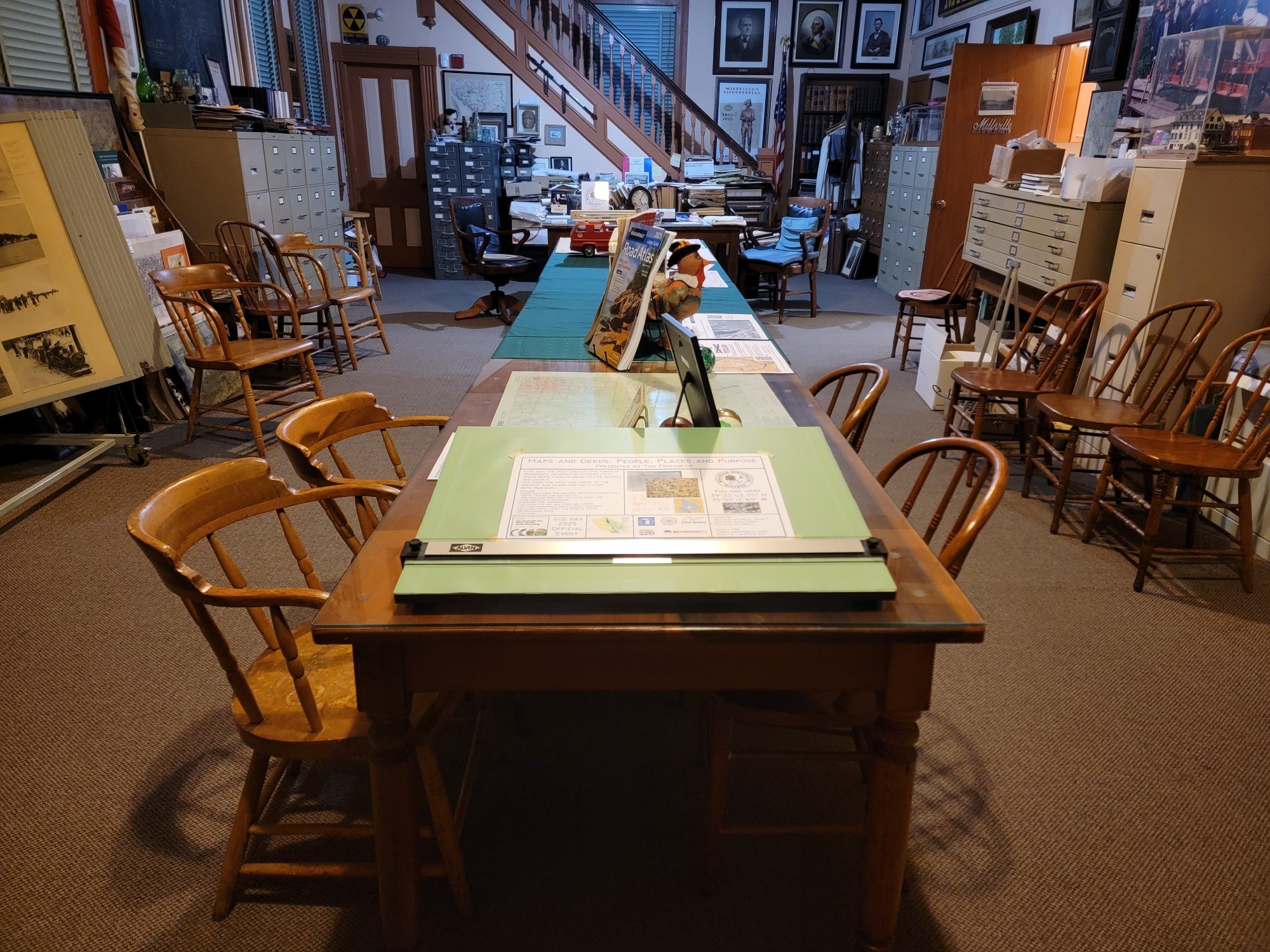Millville - One of the LARGE maps in our collection on the north wall ...
