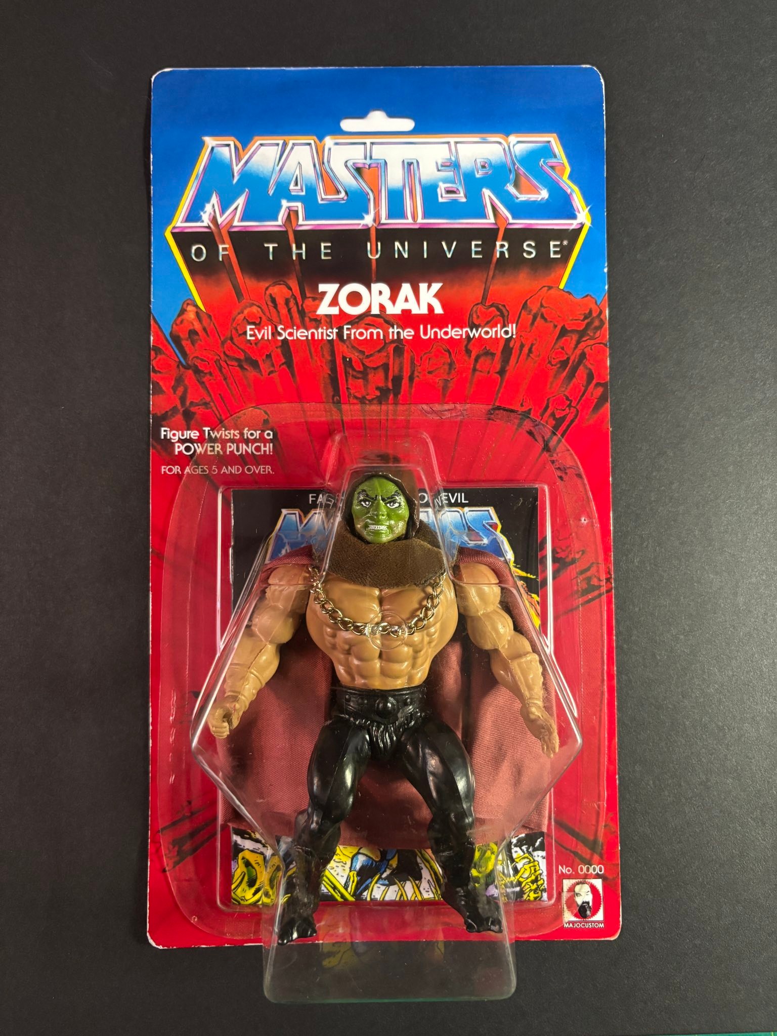 My latest custom vintage style Big Jim crossover…Zorak, Evil