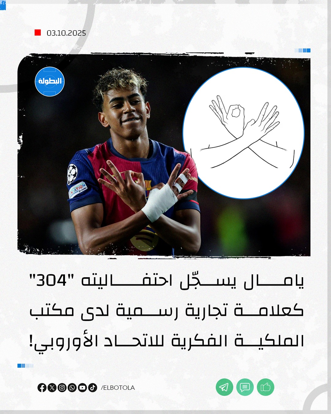 تقدم يامال بطلب رسمي إلى مكتب الاتحاد... - البطولة - Elbotola | Facebook