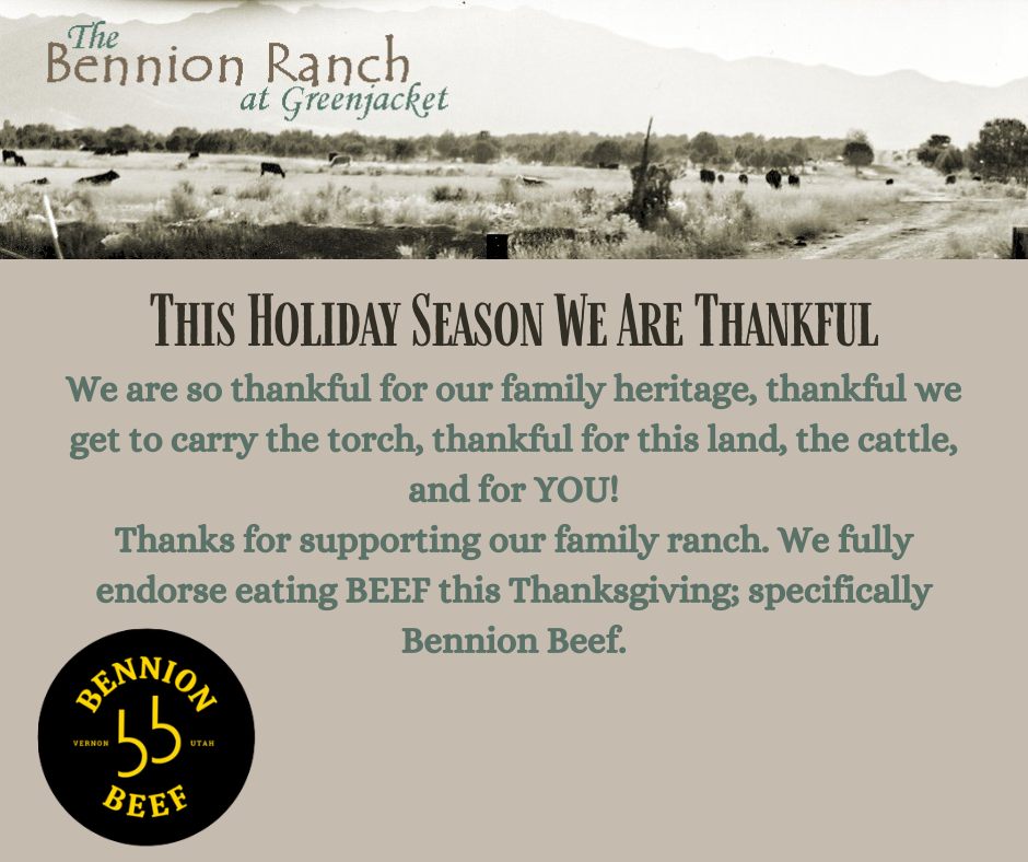 Bennion Beef - From our ranch, to your table. Here's... | Facebook