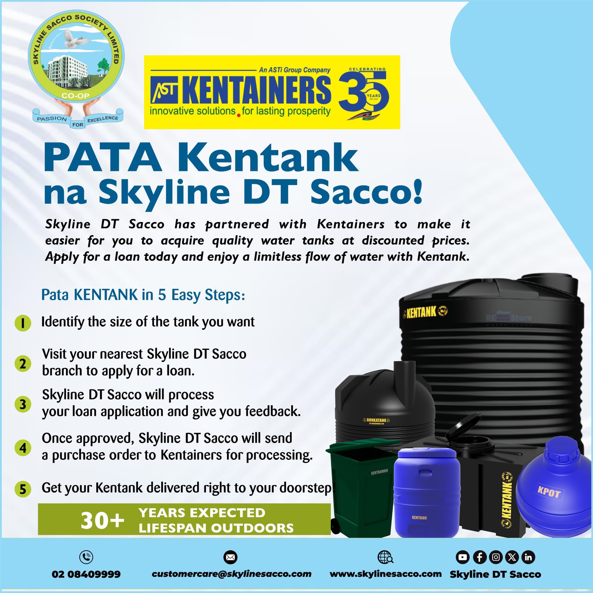 Get your Kentank through Skyline DT... - Skyline DT SACCO | Facebook