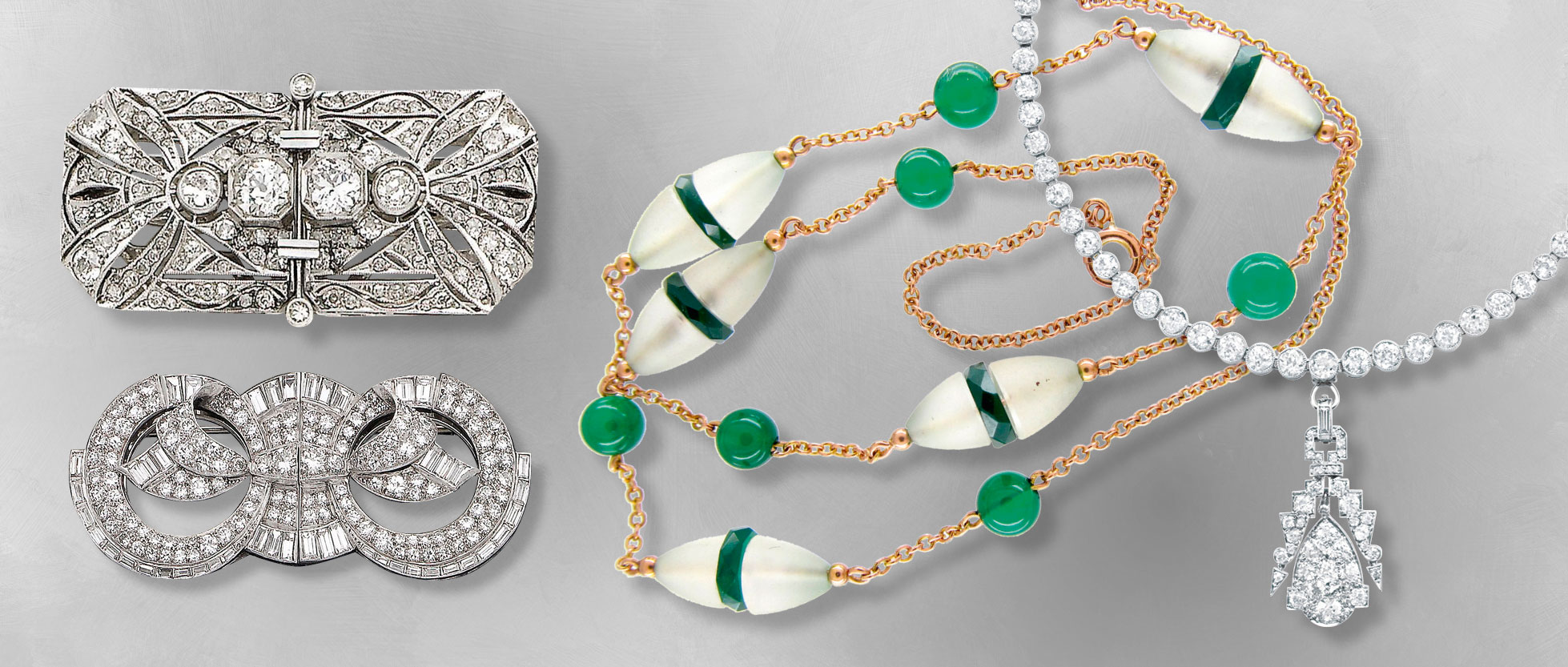 We delve into the world of Art Deco jewellery to discover it