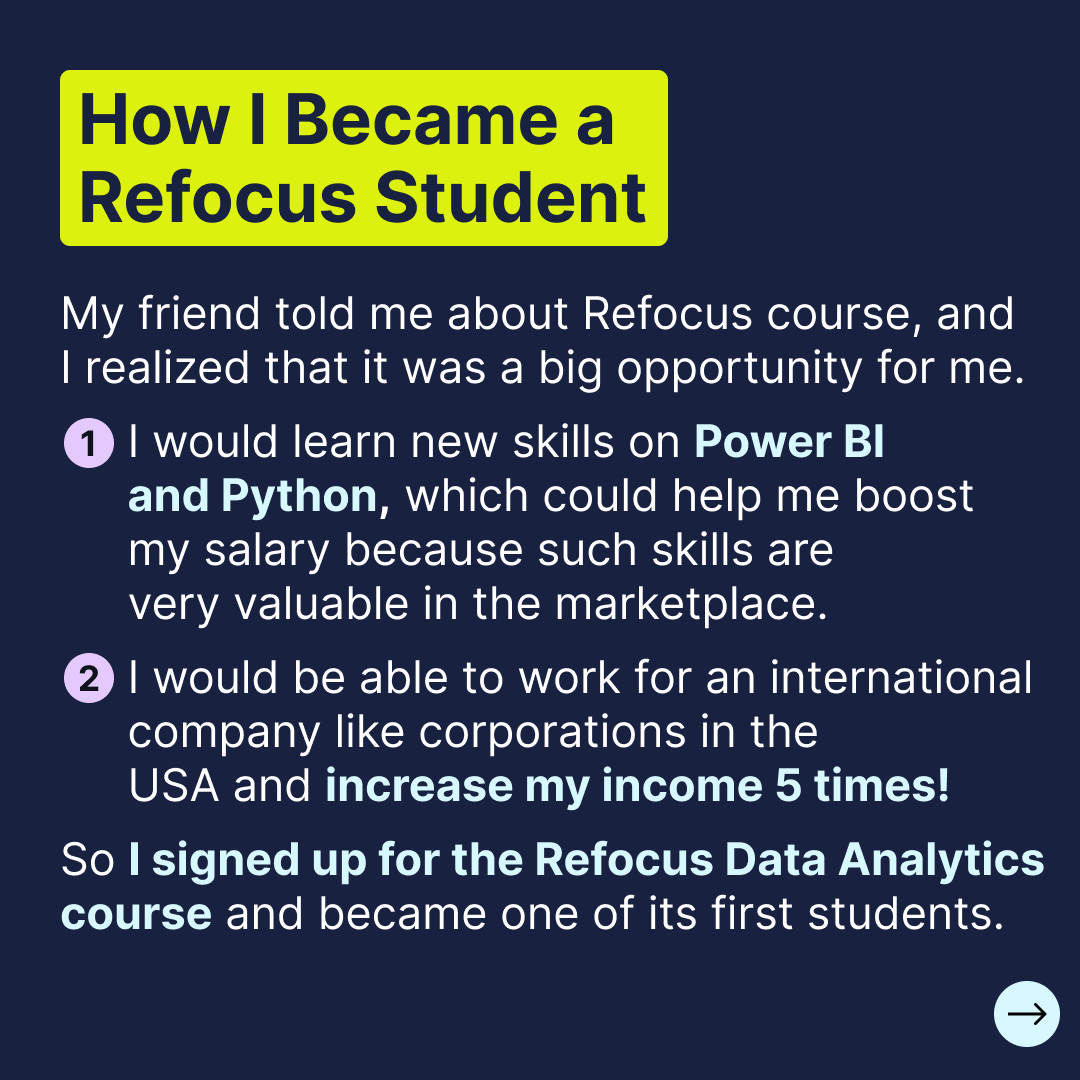 Refocus Free Webinar Data Analyst | Manila