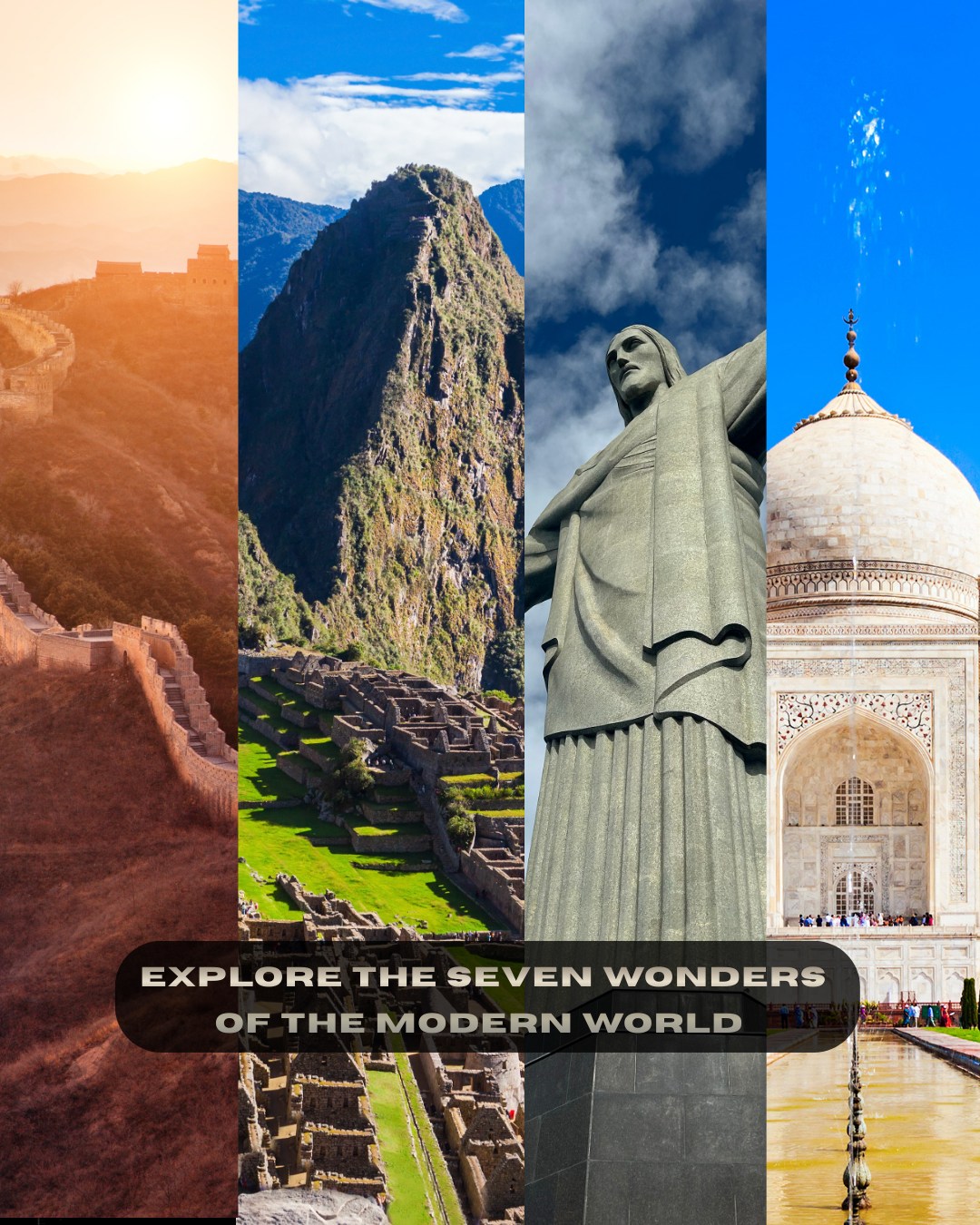 Gowonderworld - The Seven Wonders of the World represent humanity ...