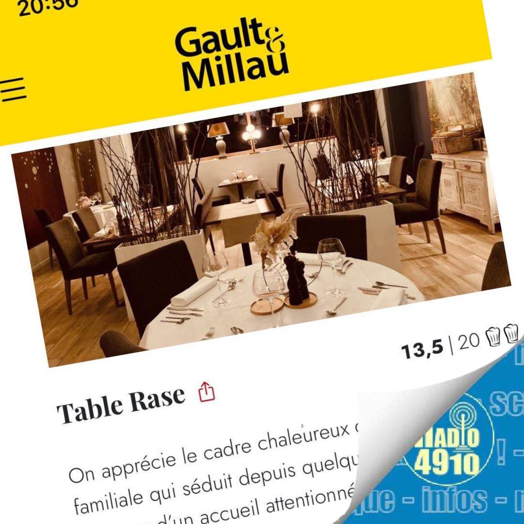 RADIO - 🍽️ Félicitations à Table Rase (Jehanster) Le restaurant Table ...