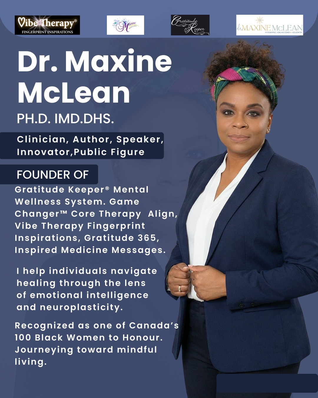 Dr. Maxine McLean’s work goes beyond... - Dr. Maxine McLean | Facebook