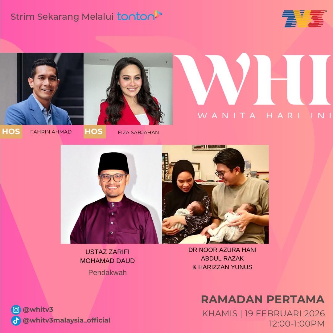 Insya Allah saksikan kami di @whitv3... - Wanita Hari Ini TV3 | Facebook