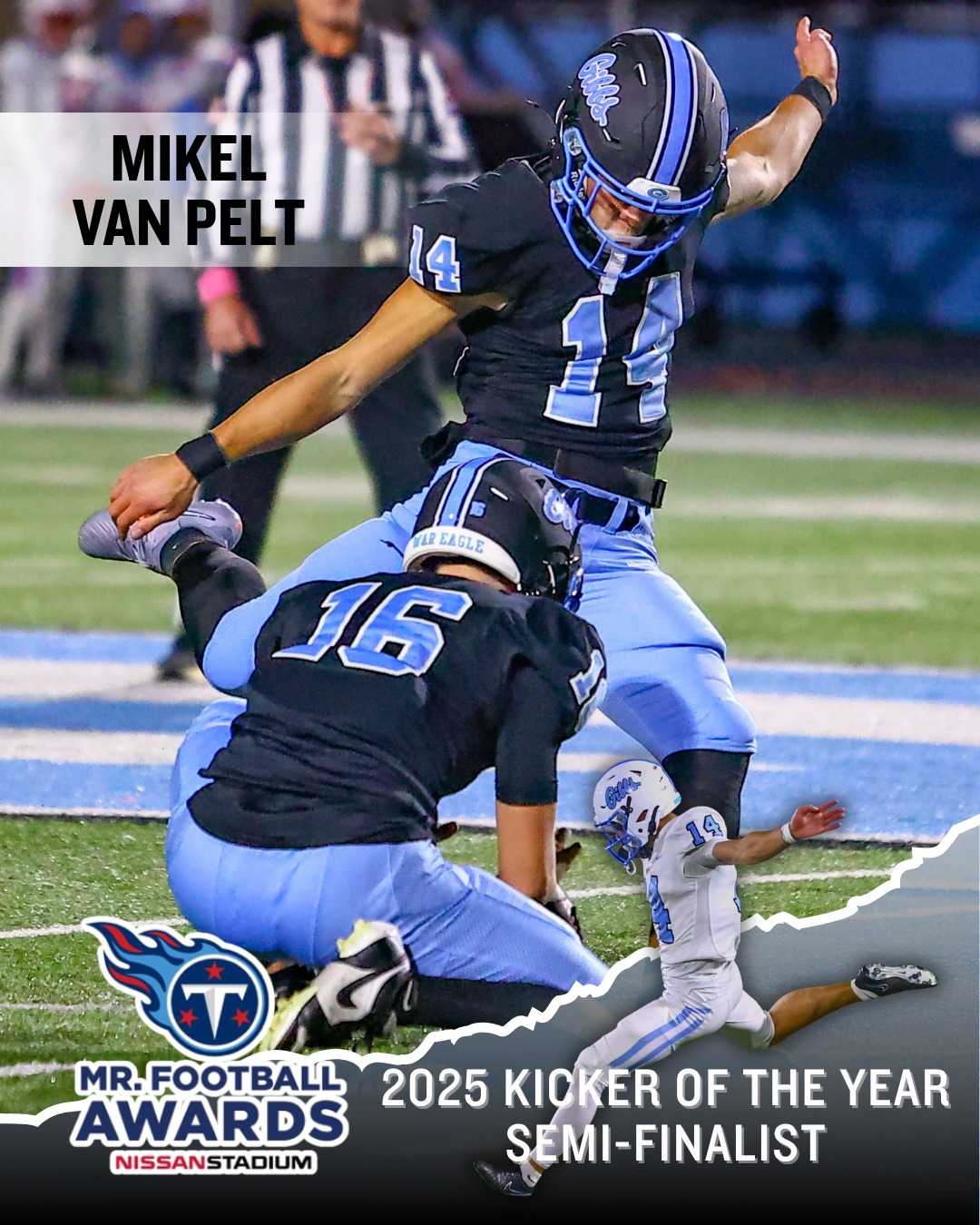 Gibbs - Congratulations to Mikel Van Pelt for being named a semi ...