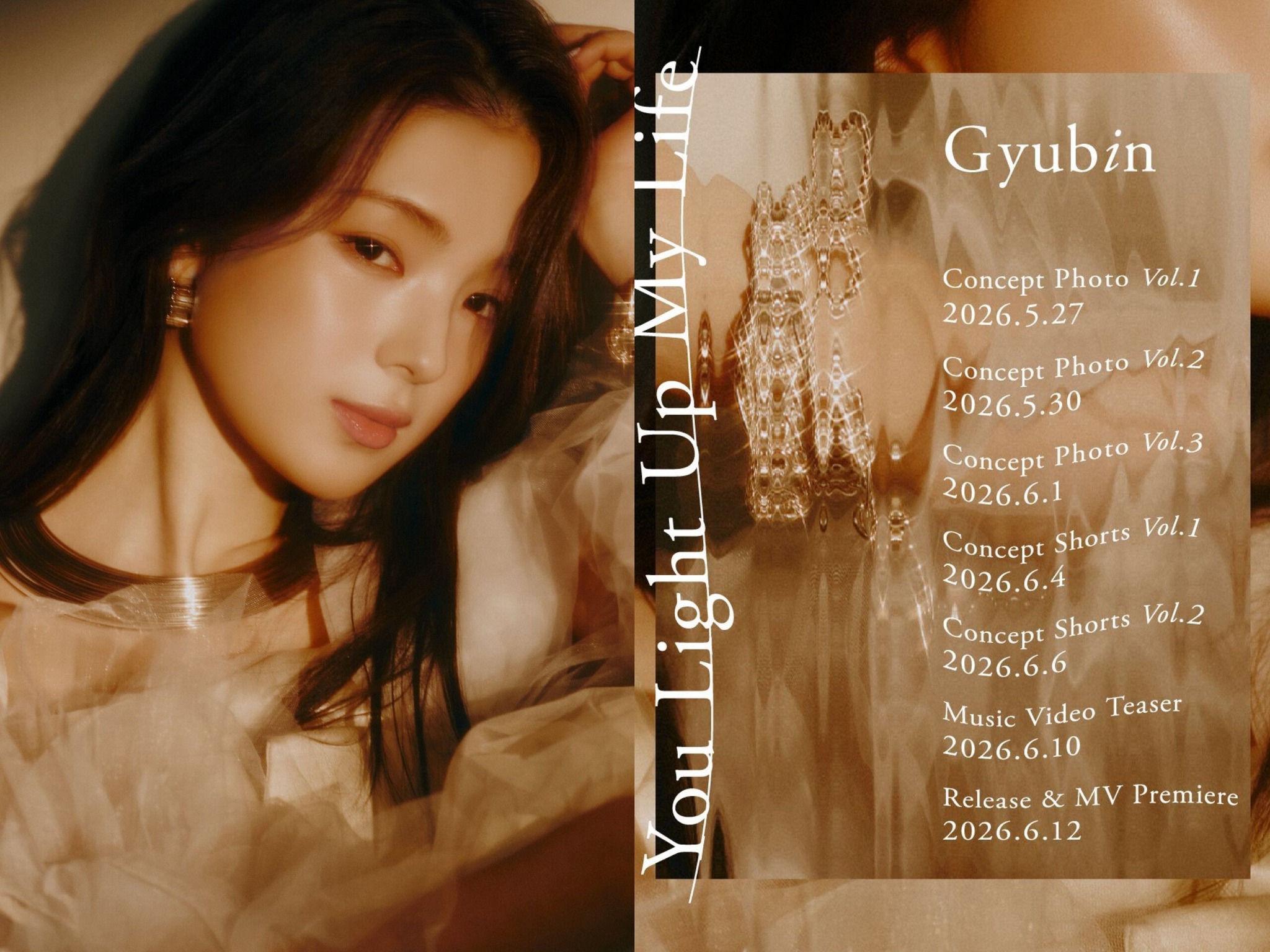 Gyubin is set to launch her major debut single in Japan, titled 