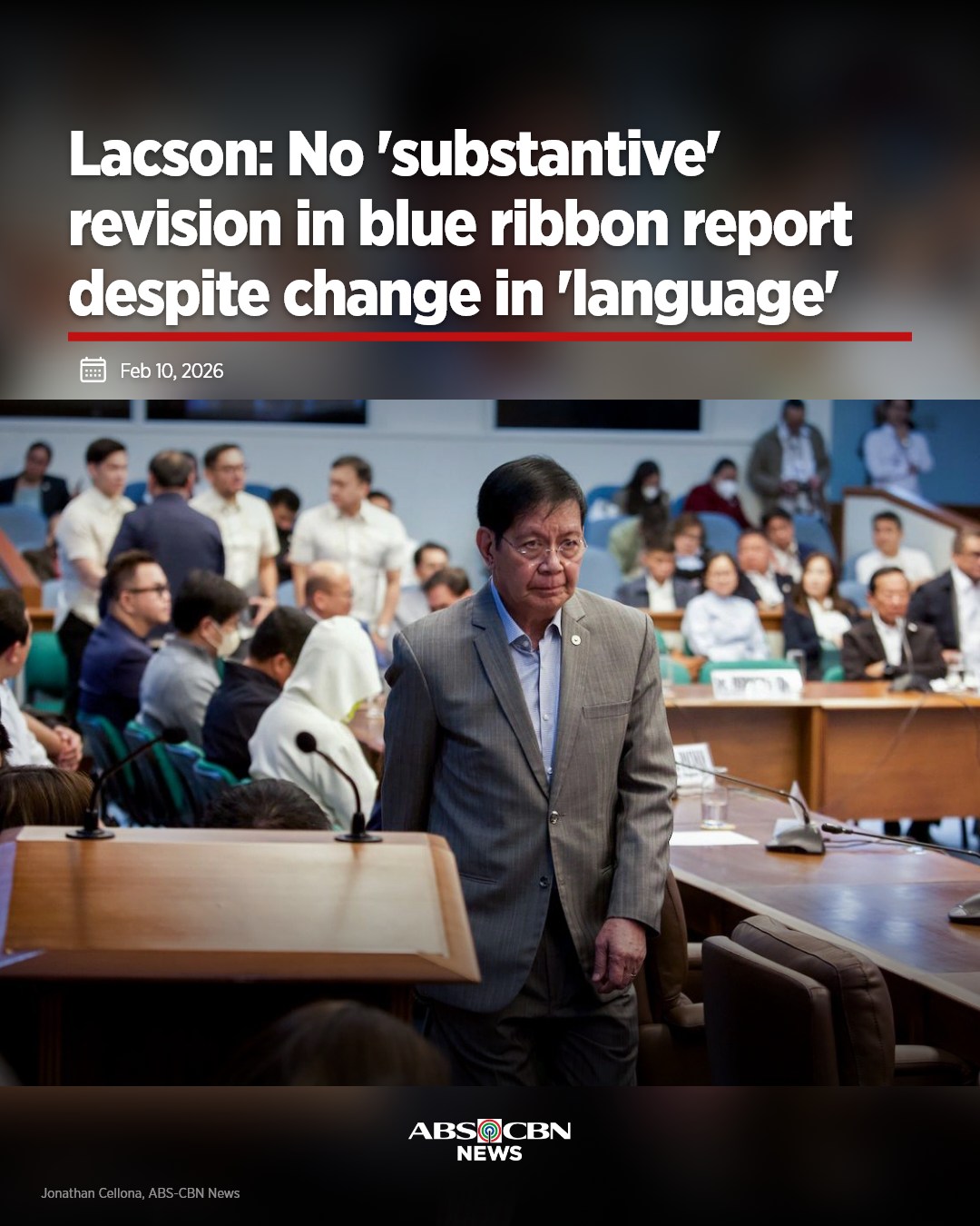 ABS-CBN - Imbes magrekomenda ng kaso ang draft report, babaguhin ito ...