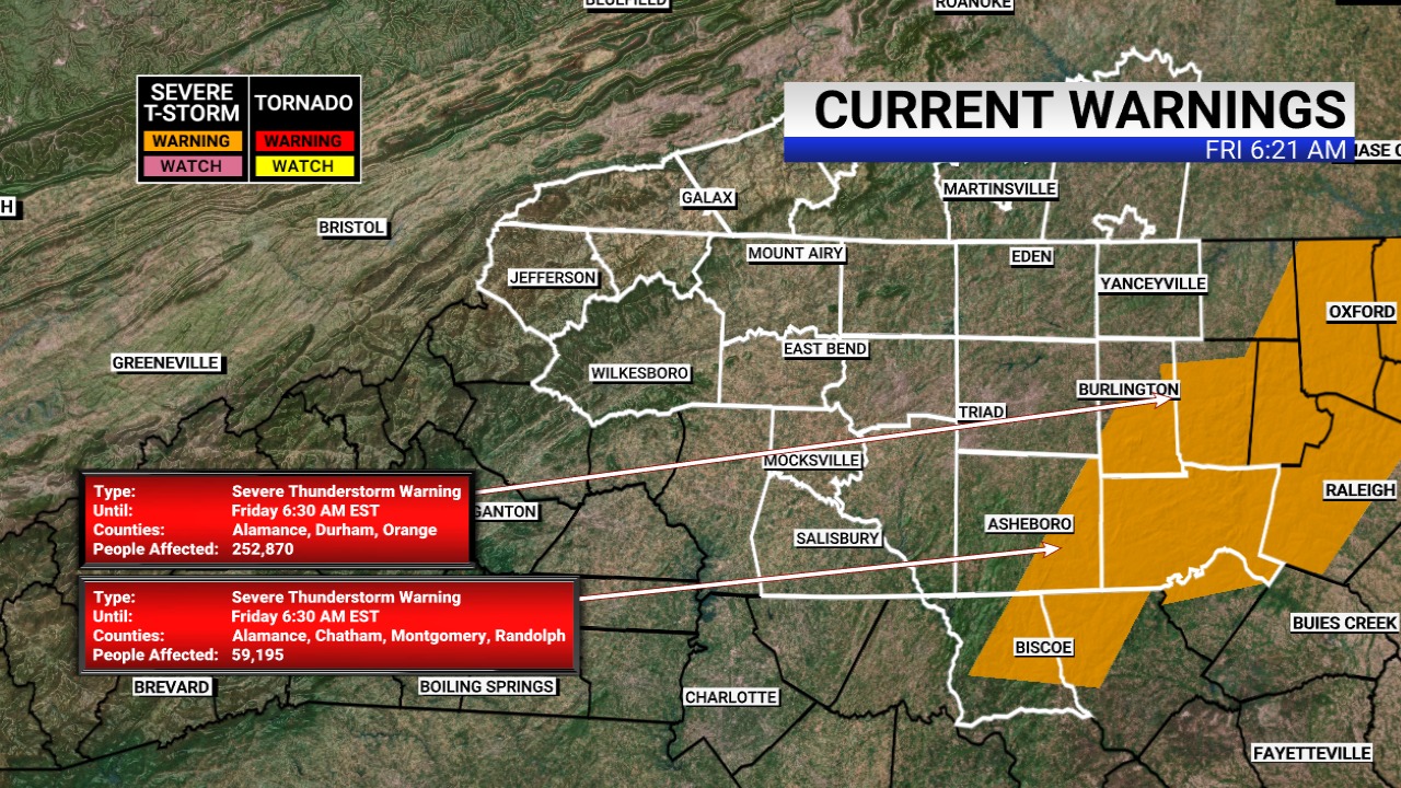 FOX - National Weather Service has issued a warning in the FOX8 viewing ...