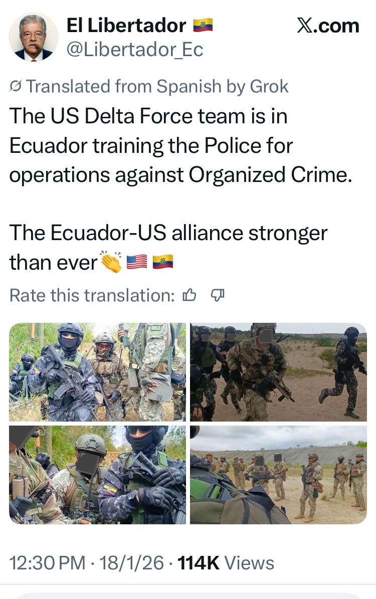 Jack - 18JAN26 #Ecuador👨🏼‍🎤 Delta Force motto: 