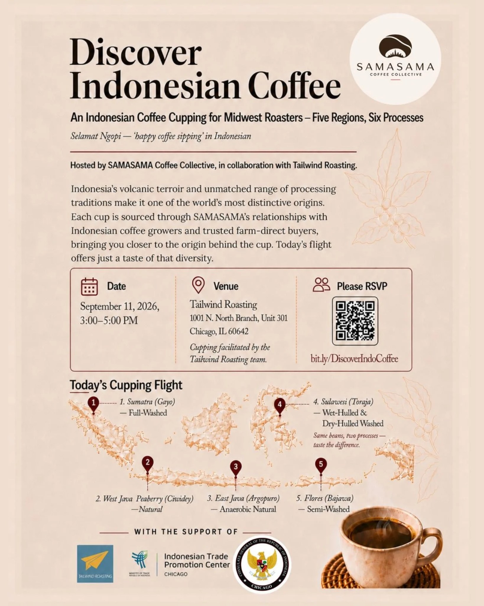 Discover Indonesian coffee at a special cupping event in Chicago ...