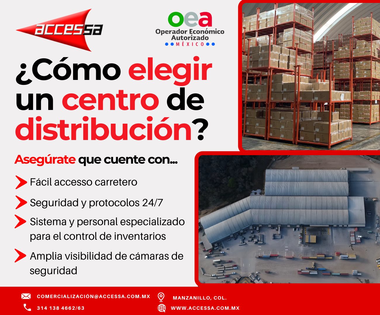 ¿Sabes como elegir un centro de... - Accessa Logistics | Facebook