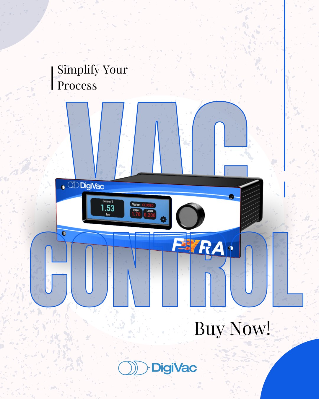 DigiVac - 💡 Meet DigiVac's FYRA Vacuum Controller - the vacuum gauge ...