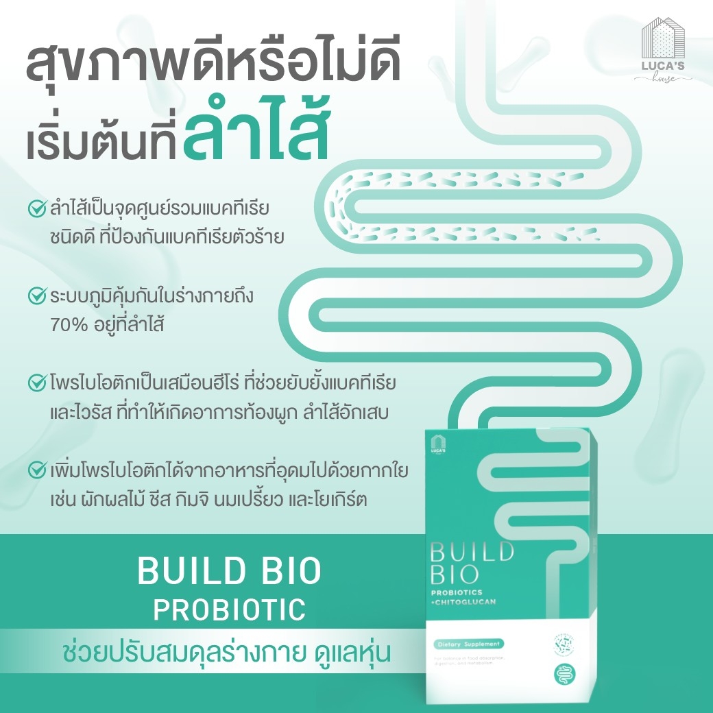 BUILD BIO - เคยได้ยินไหมว่า “ สุขภาพดีอยู่ที่ลำไส้ ”... | Facebook