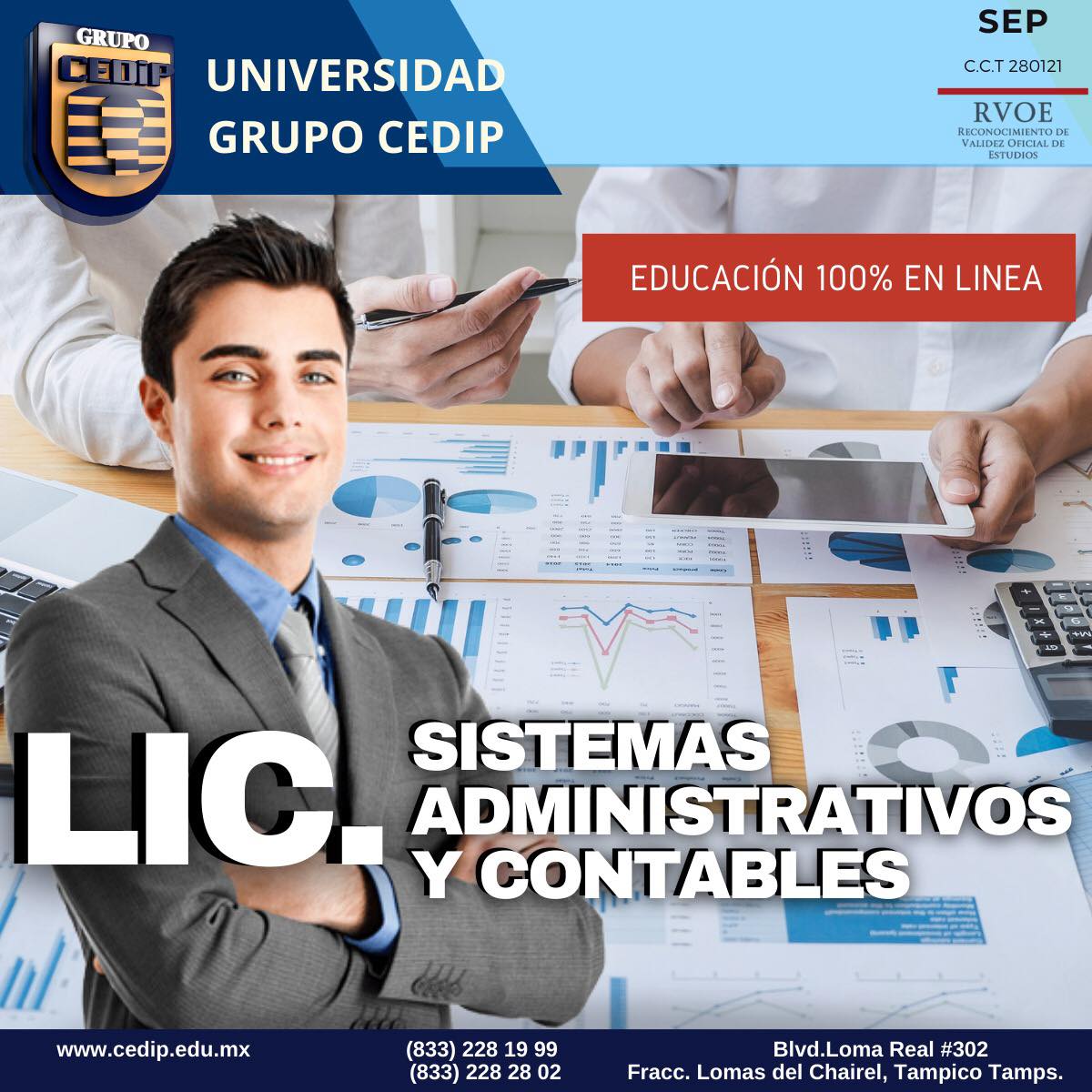 Grupo Cedip - 🔹Licenciatura en Sistemas Administrativos y... | Facebook