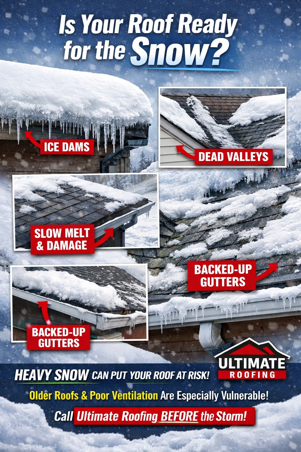 🚨 Winter Storm Alert – 10–15 Inches of... - Ultimate Roofing | Facebook