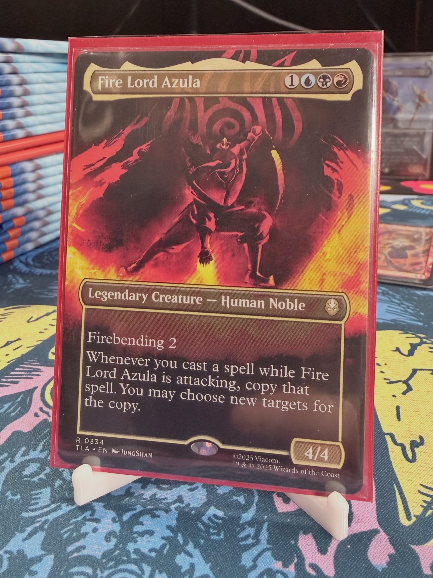 azula mtg card Commander Deck EDH Deck Fire Lord 100 Magic Cards Custom Deck Avatar: The Last Airbender This mana lasts until end of combat.) Whenever you cast a spell while Fire Lord Azula is attacking Azula, Cunning Usurper