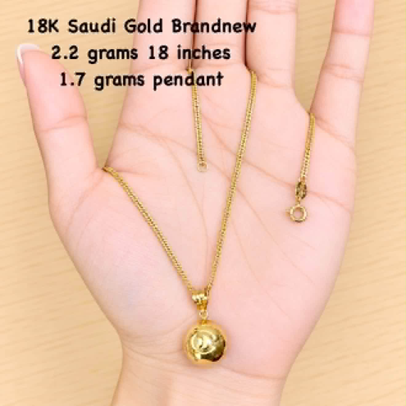 18k Saudi gold jewelry for sale in Digos City