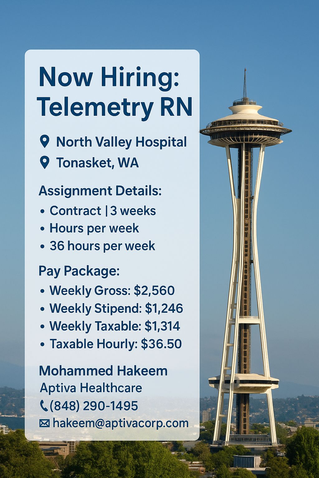 RNs, LPNs, CNAs, Respiratory therapist(RRT), Tech & Allied etc ...