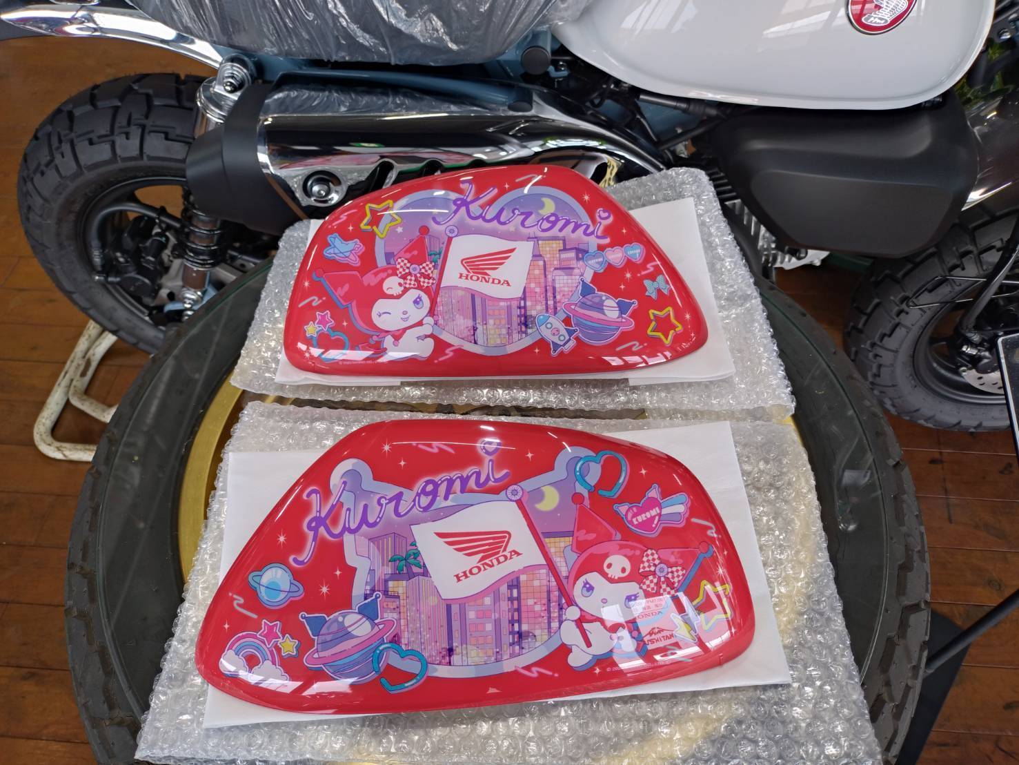 ジャジャーン‼️ モンキー125🩷 そして クロミちゃん💜 ホンダ