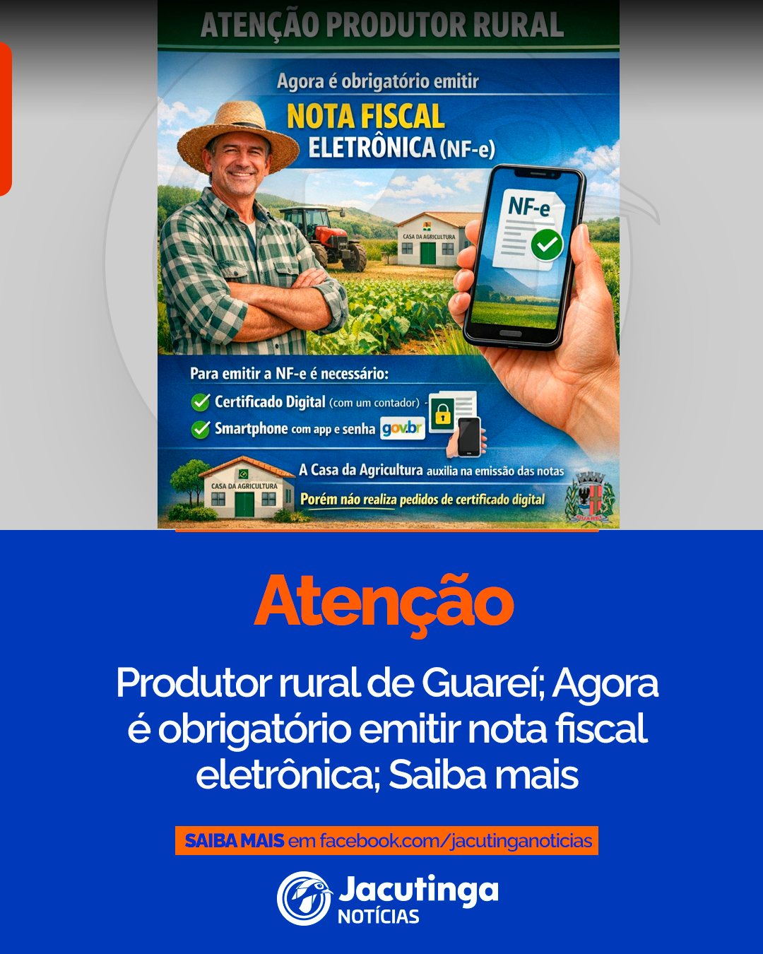 Jacutinga - COMEÇA A VALER A EMISSÃO DE NOTA FISCAL ELETRÔNICA PARA ...
