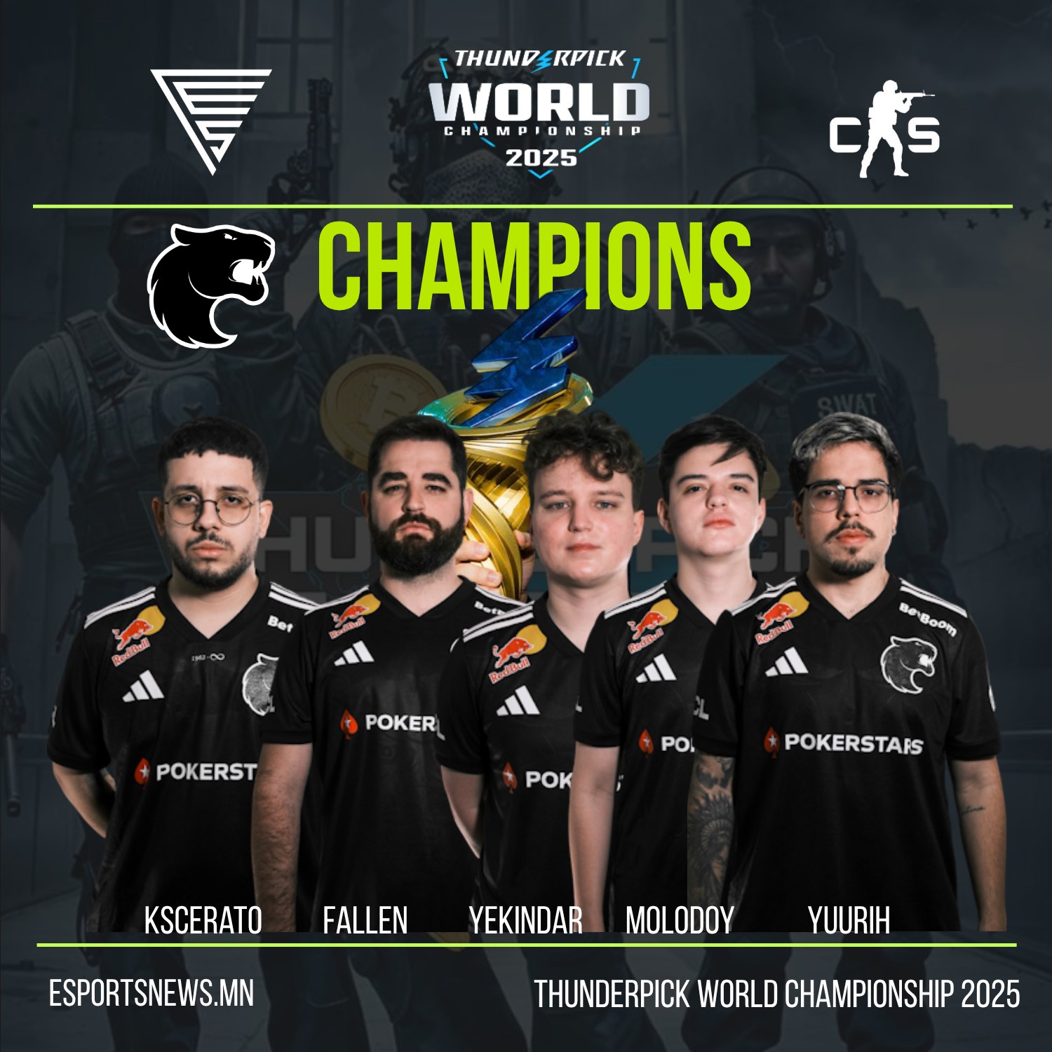 Esportsnewsmn - #CS2 🏆🇧🇷 Furia баг Thunderpick World... | Facebook