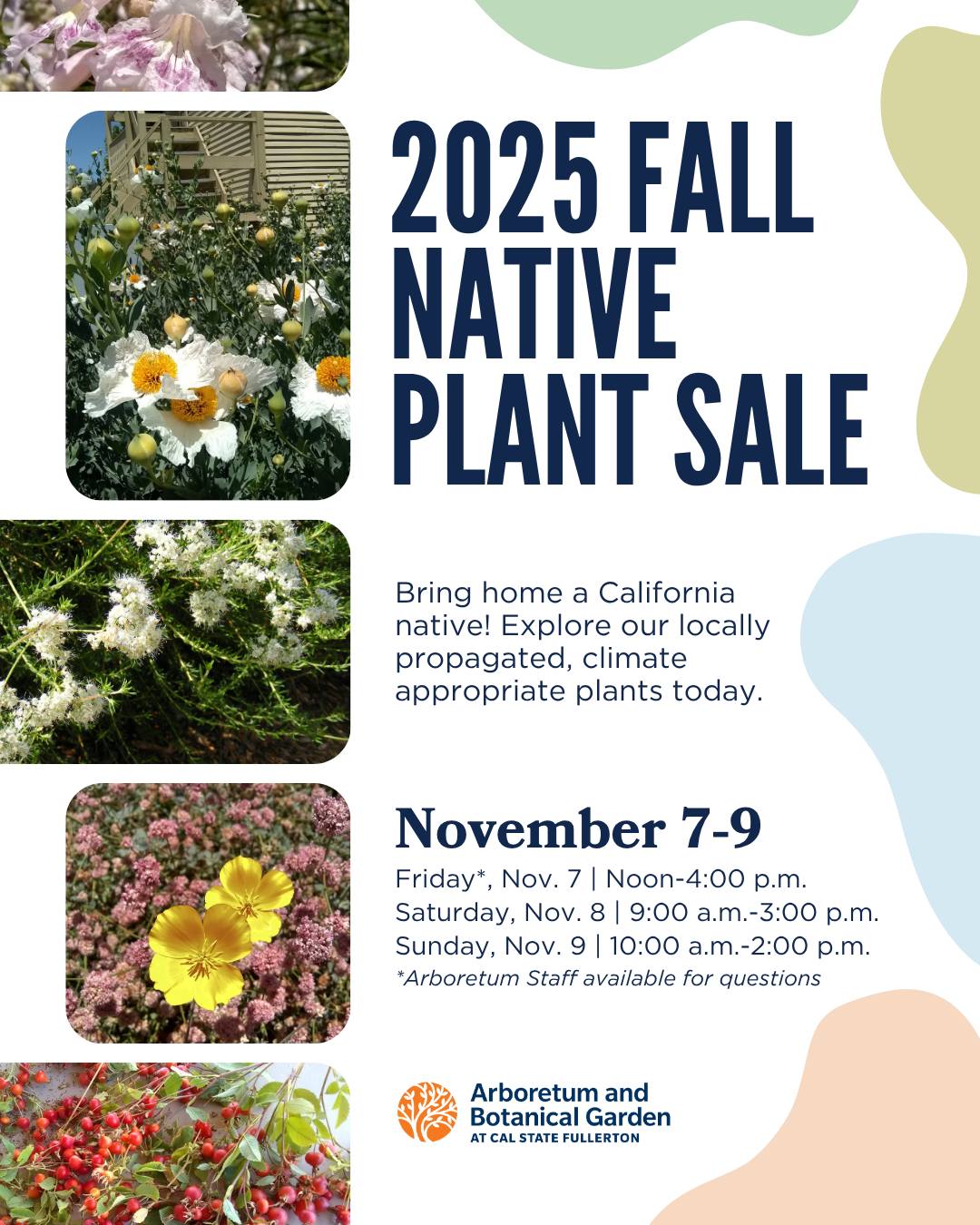 Arboretum - Mark your calendars for our 2025 Fall Native Plant Sale ...