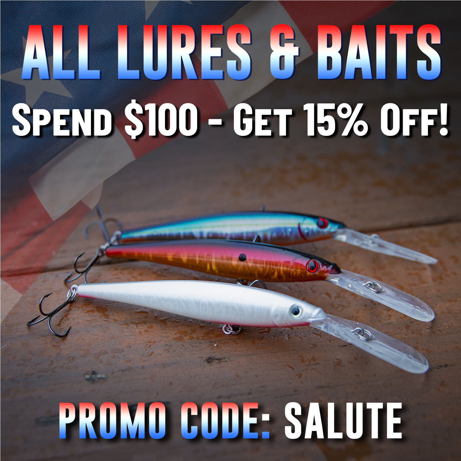 discount fishing lures sale 24-Piece Lure Kit Tackle Box Set - Premium Bass Variety Pack with Poppers, Minnows, Frogs & Soft Baits Secure your catch with the Armor Blade Baits 3D patterns and Mustad hooks SALE – KWigglers