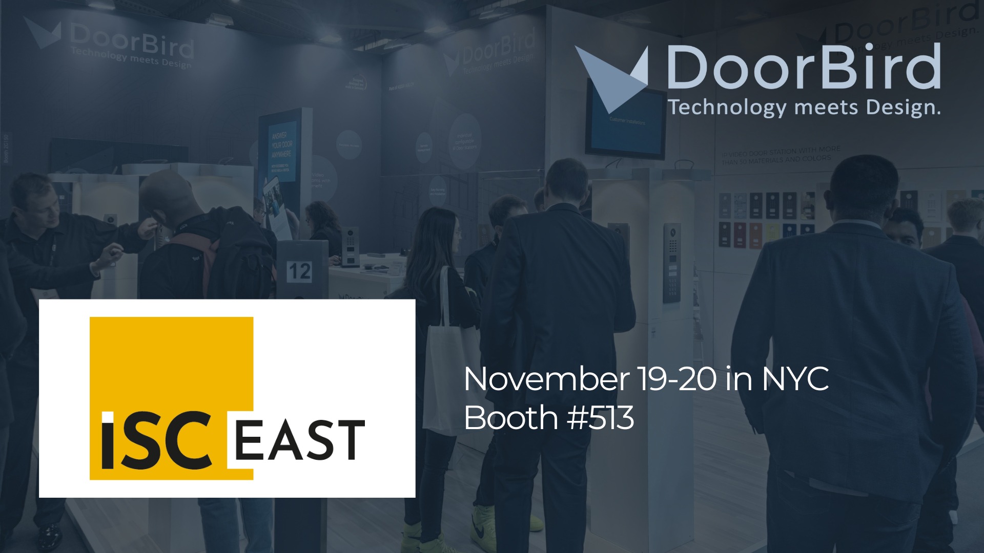 DoorBird - We're Exhibiting at ISC East 2025! 🚨 DoorBird is thrilled to ...