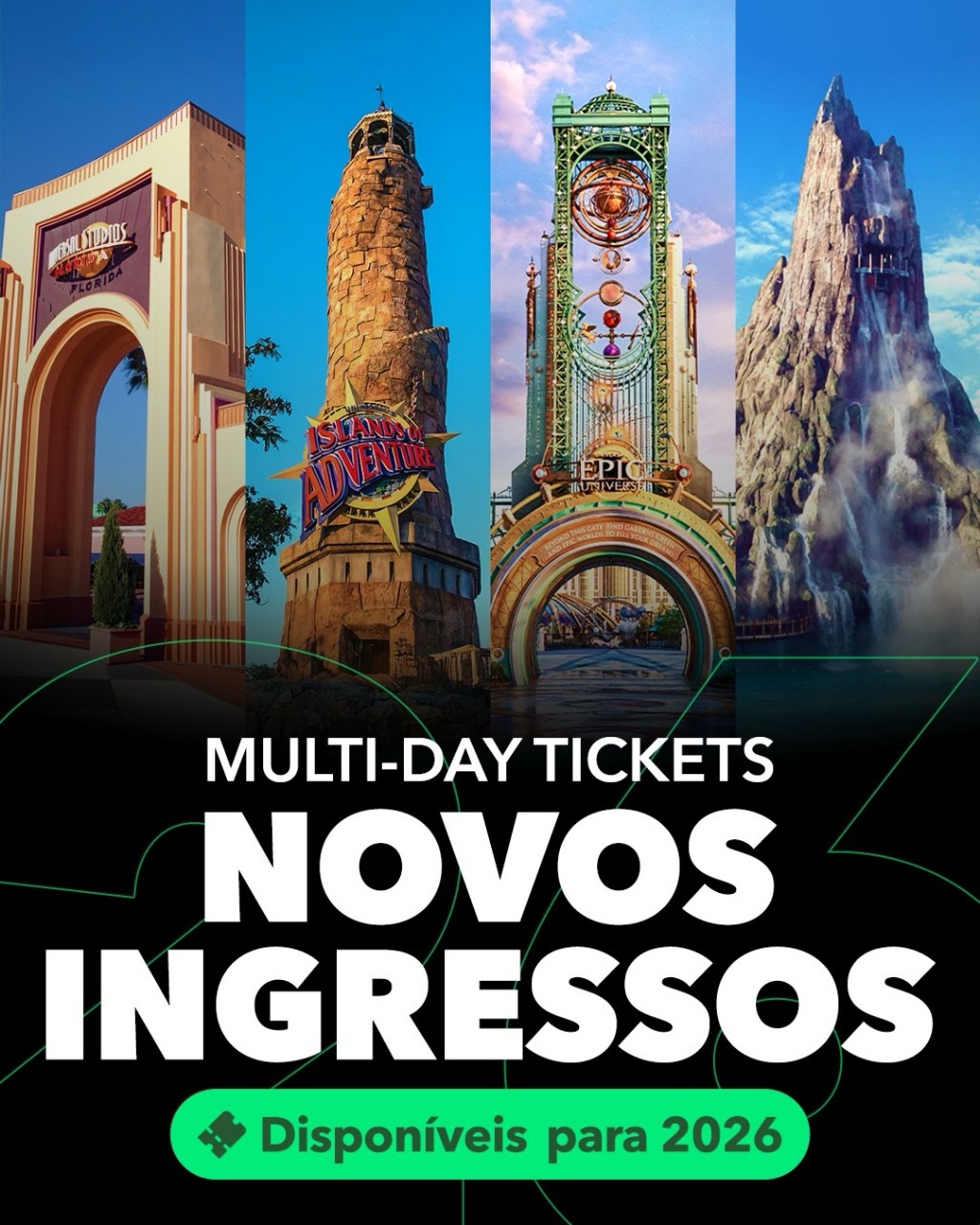 Novos ingressos Universal para... - Tema Viagens e Turismo | Facebook