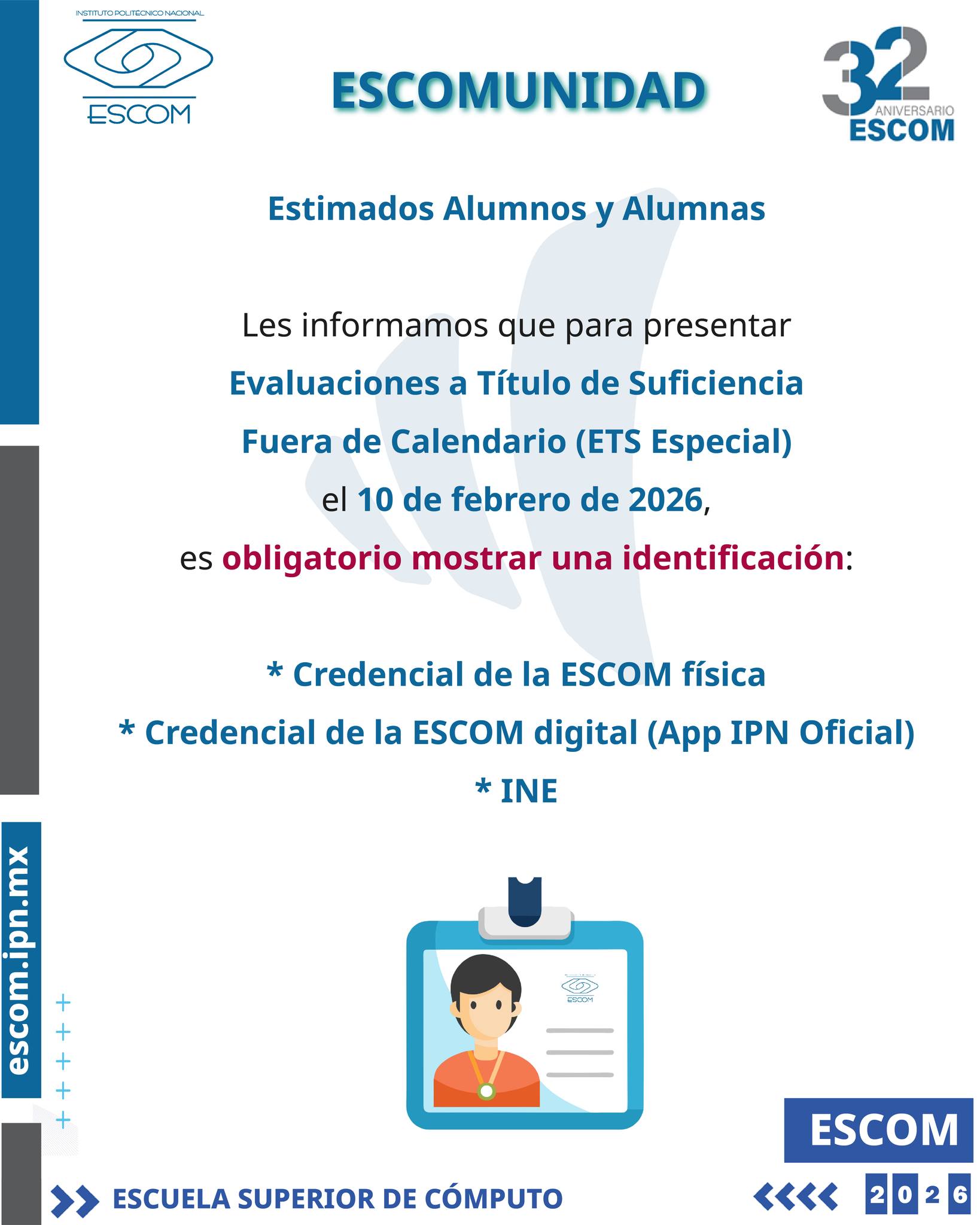 Escuela - ESCOMunidad Estimados Alumnos y Alumnas Les informamos que ...