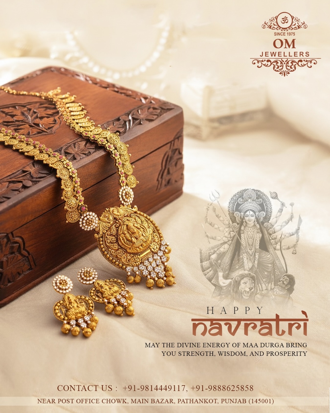 OM Jewellers - Celebrate the Divine Spirit of Navratri... | Facebook