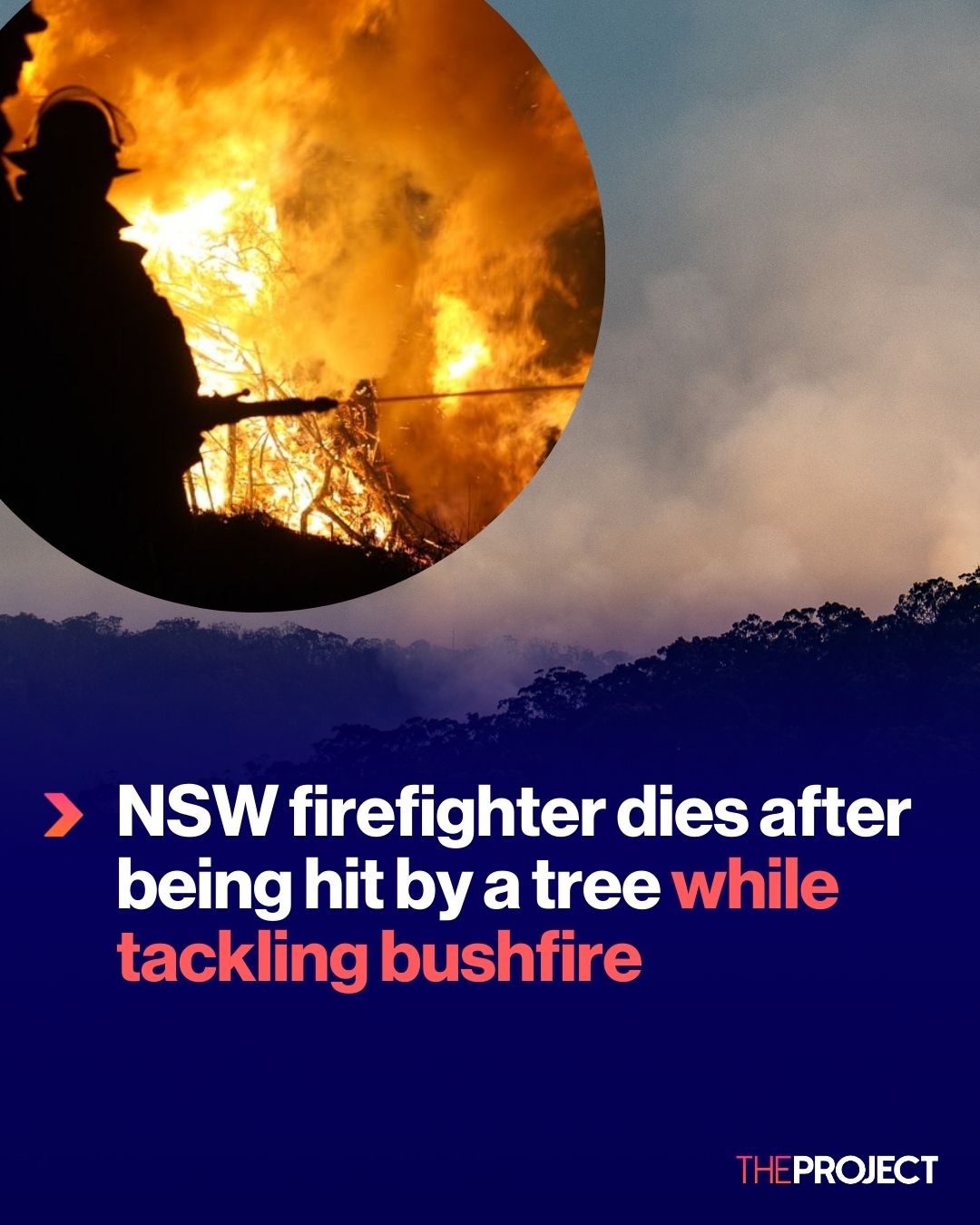 The Project - A firefighter has died on the NSW mid-north... | Facebook