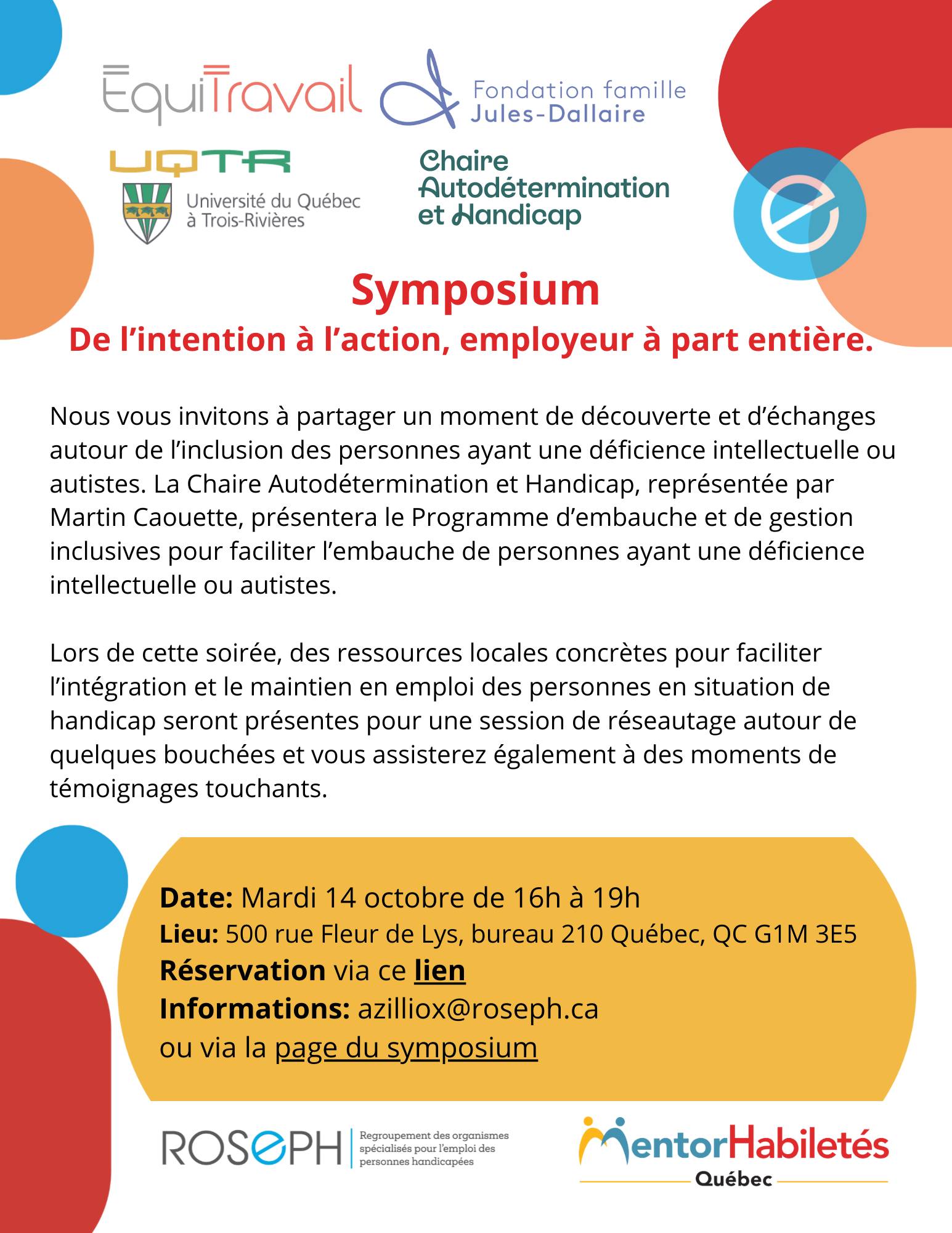 Roseph - 📢 Le ROSEPH accompagné d'ÉquiTravail la Fondation... | Facebook