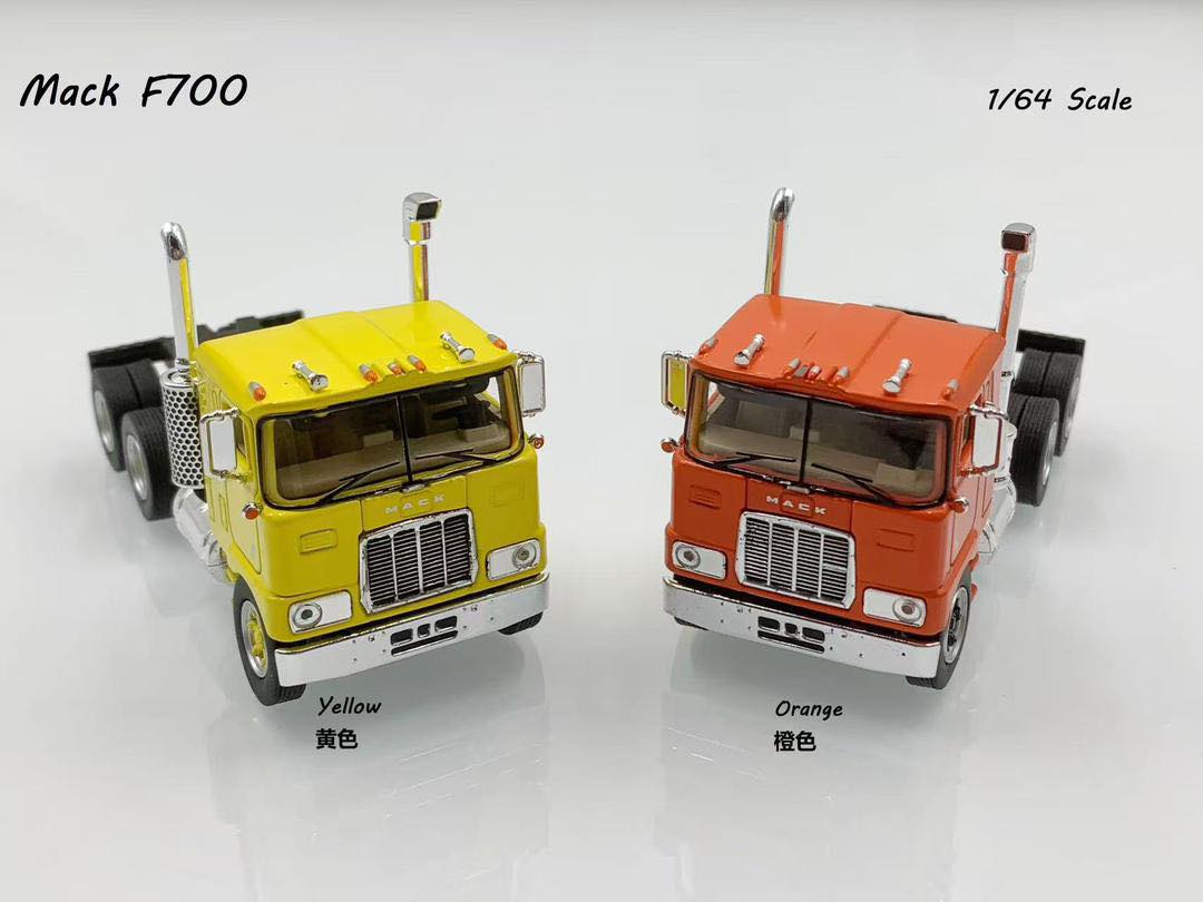 Pre-order ^^ Top Shelf 1/64 1962 Mack F700 semi-trailer cab