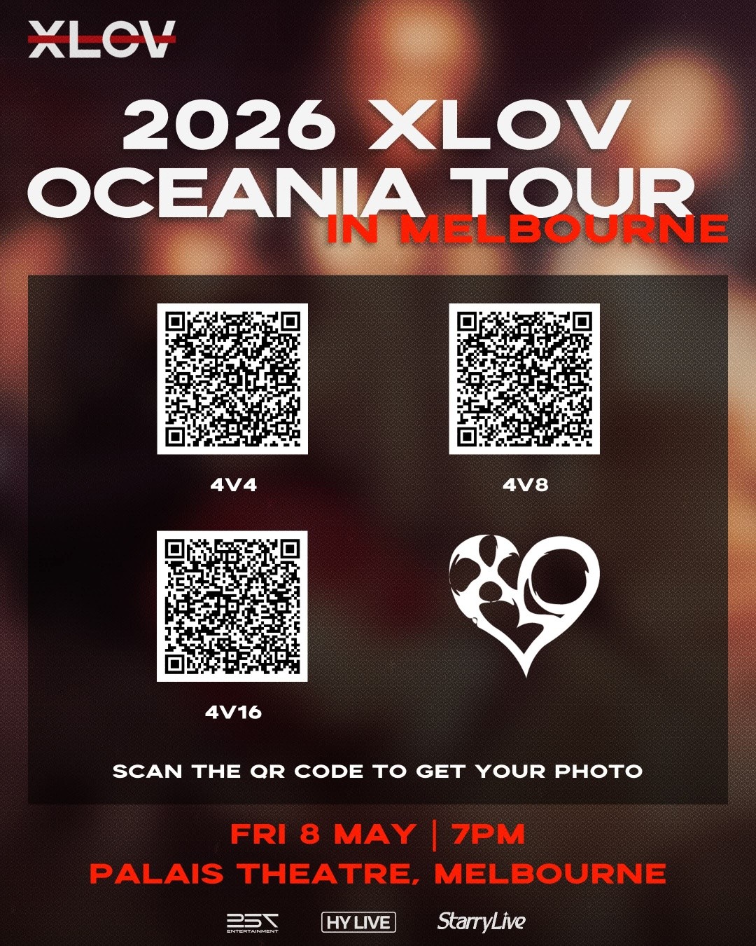 FOR THOSE AWAITING XLOV PHOTOS Repost StarryLive
