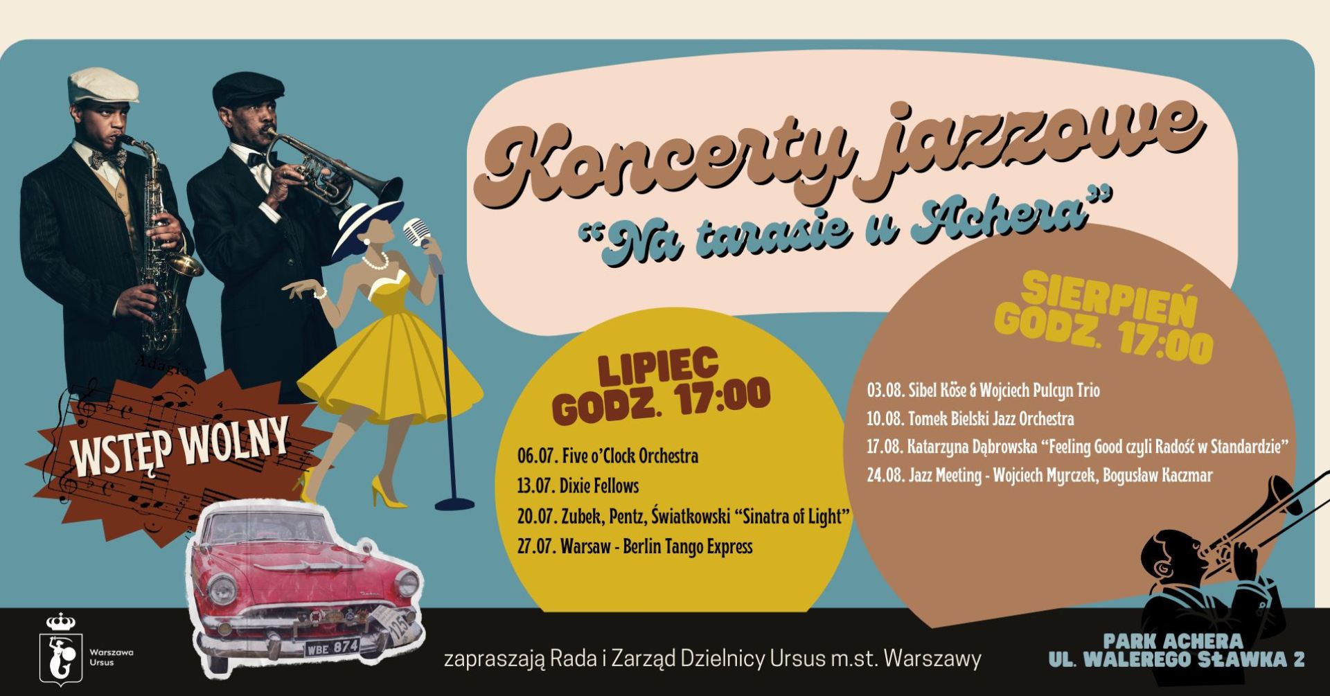 Koncerty jazzowe „Na tarasie u Achera