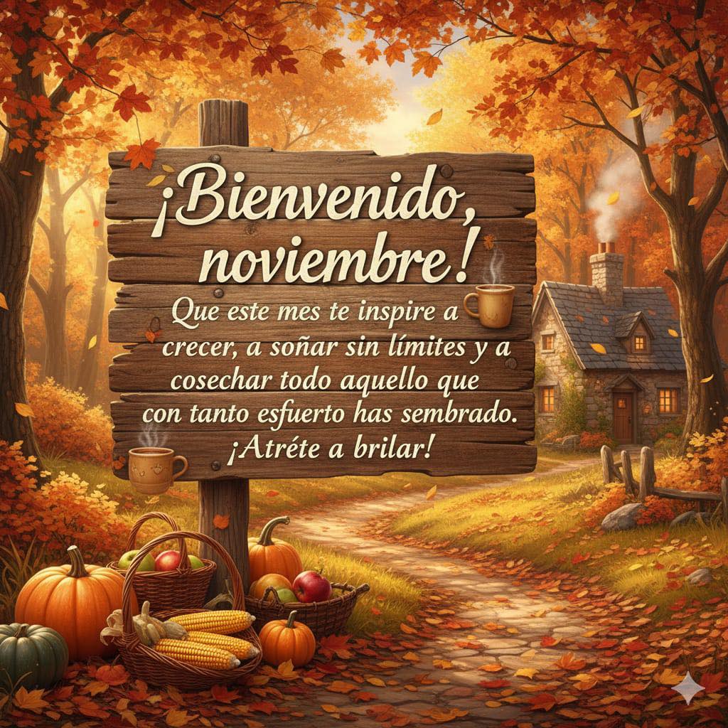 Casa - ¡Damos la bienvenida a noviembre con el corazón lleno de ...