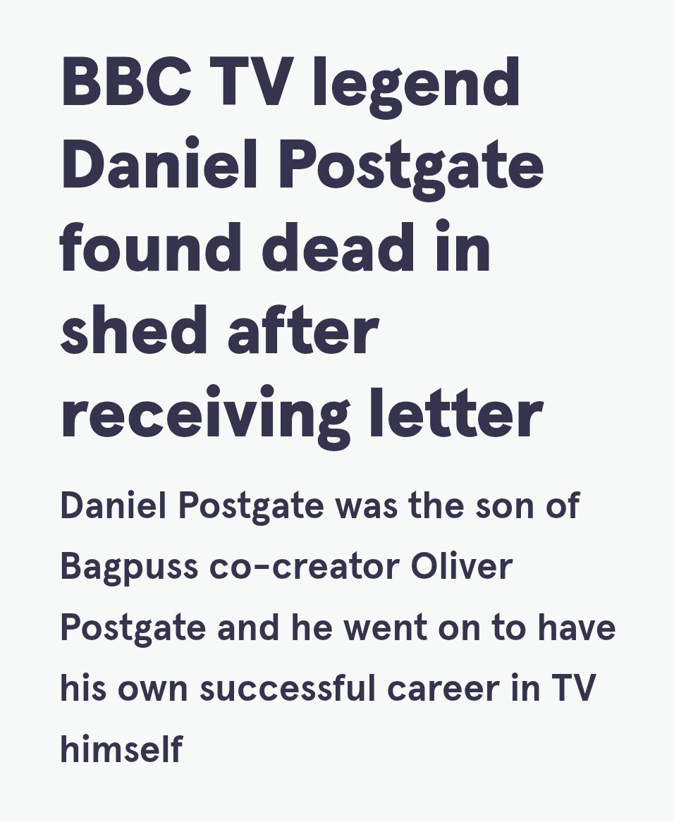 Really sad to read this about Daniel... - Legends of Kids TV | Facebook