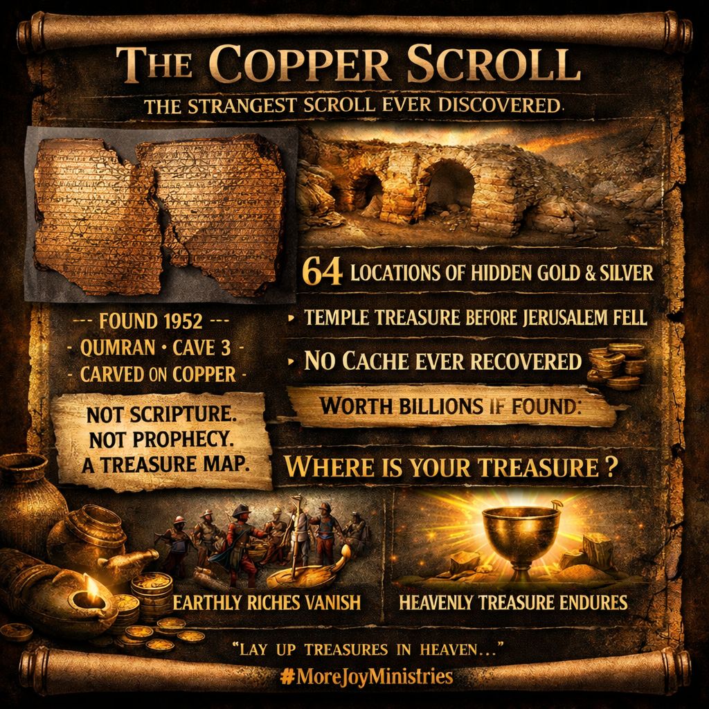 Tony - THE COPPER SCROLL: THE STRANGEST SCROLL EVER DISCOVERED Most of ...