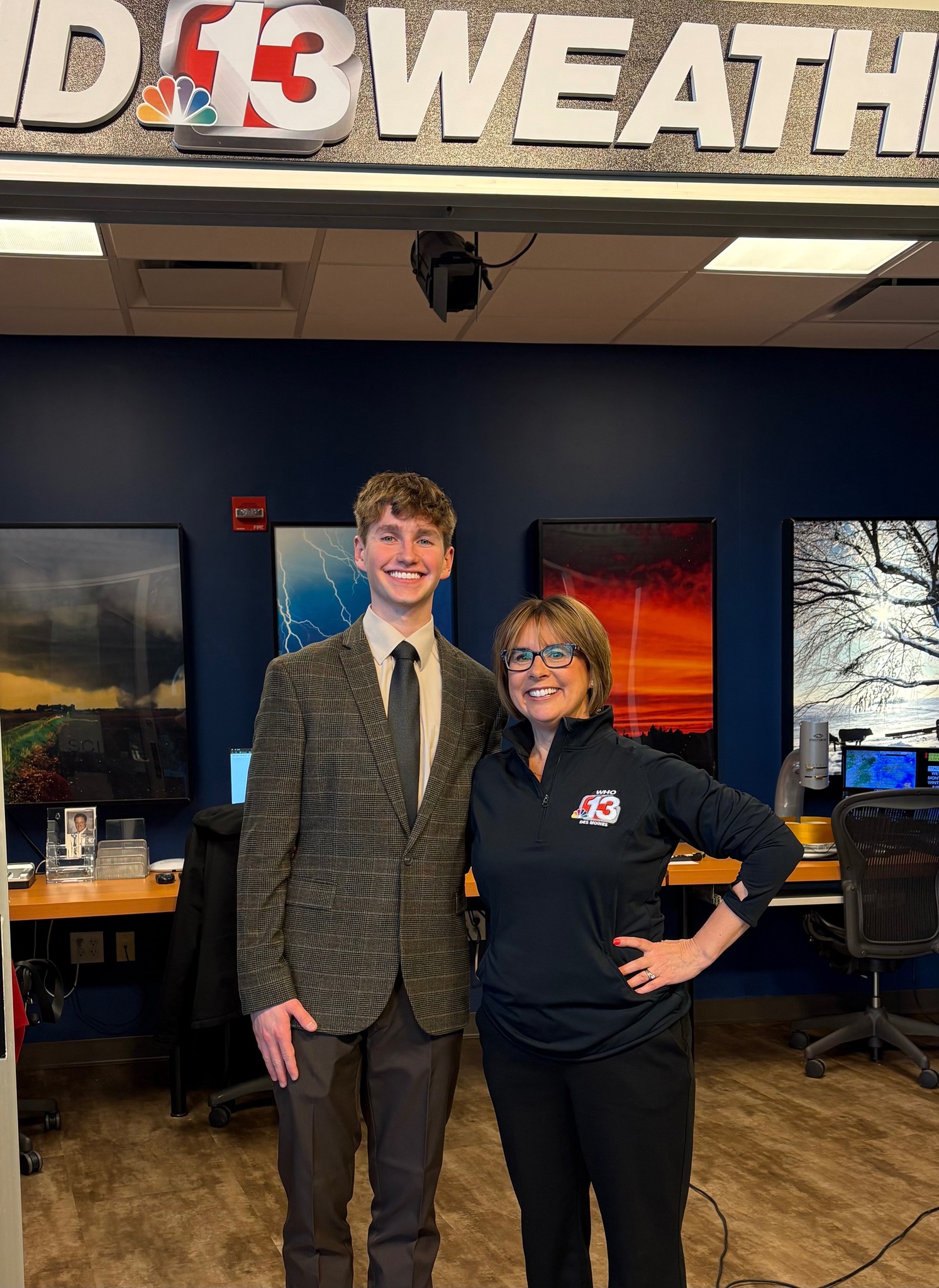 Matthew Glanzmann will be... - Meteorologist Jeriann Ritter | Facebook
