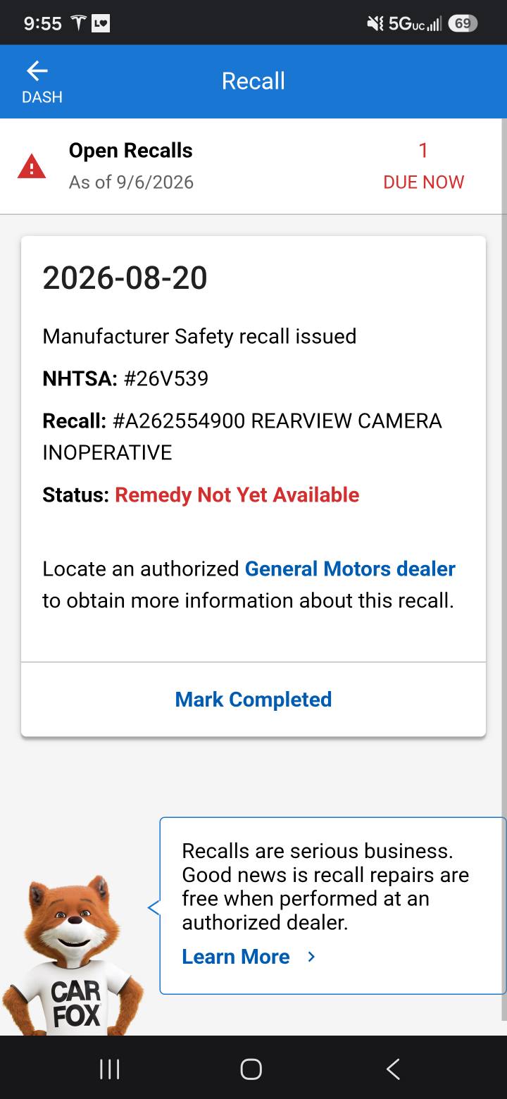 Anyone dealing with a recall that has no remedies? I have a 2025