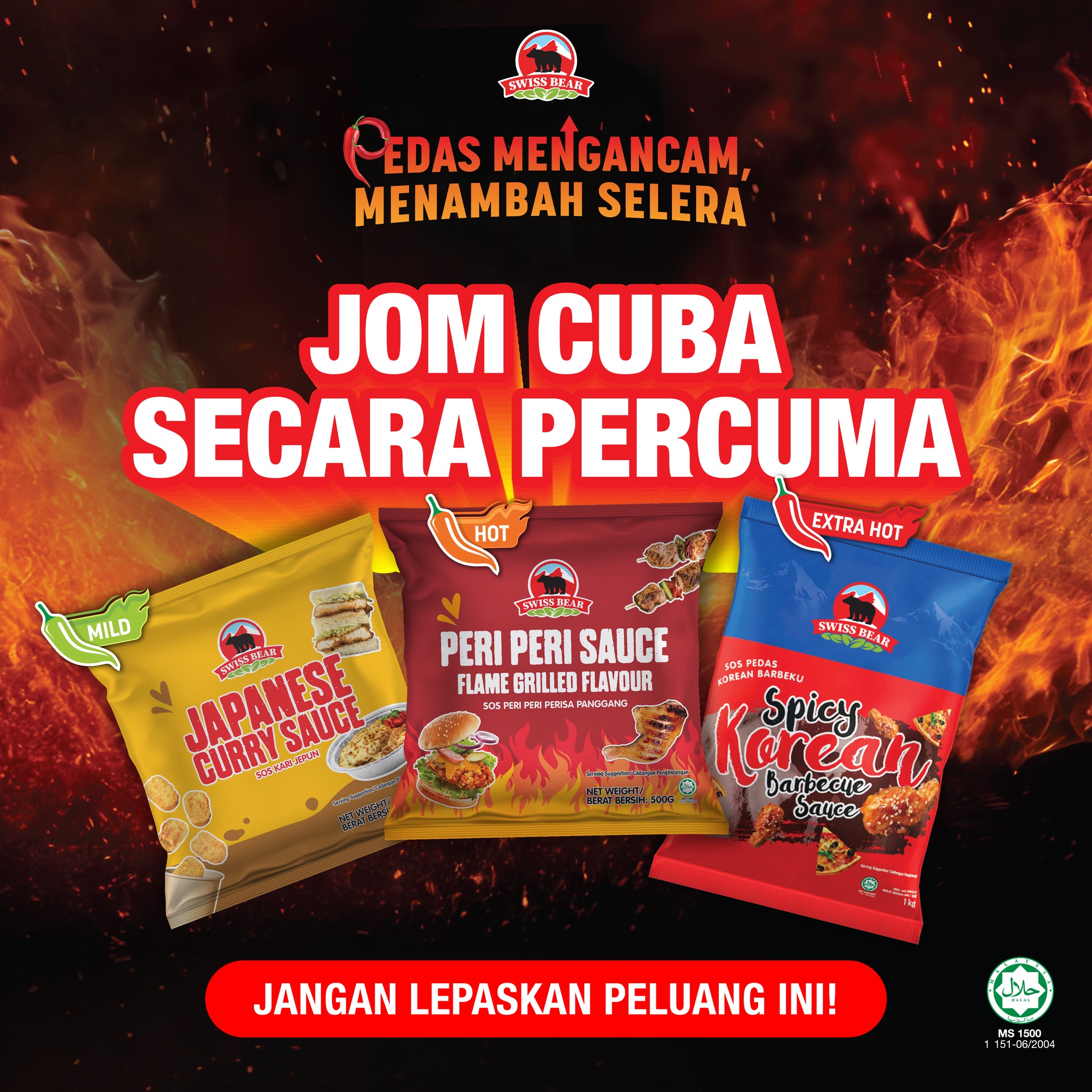 Swiss - Siapa yang belum cuba sos-sos pedas kami yang tengah hangat di ...