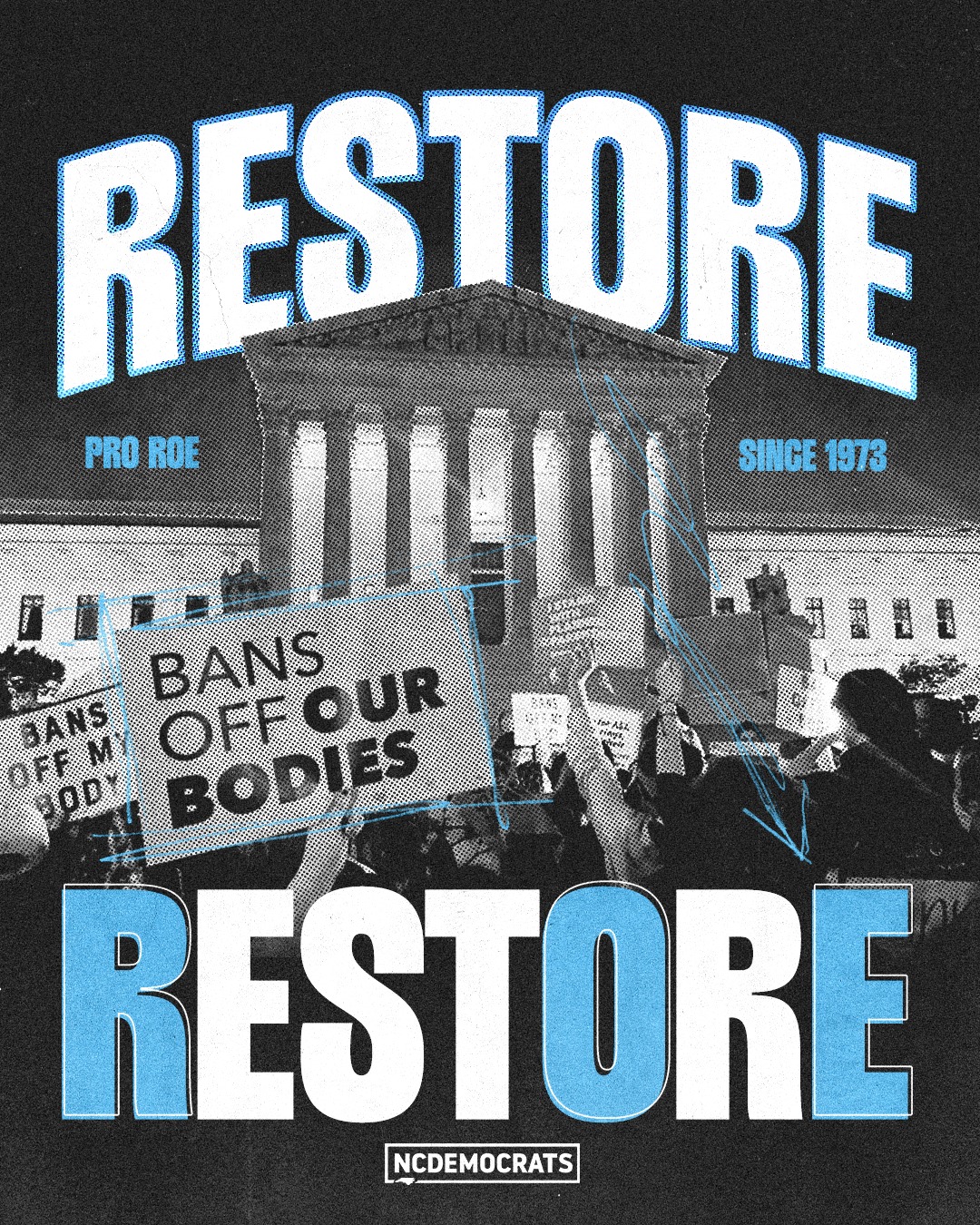 North - Roe v. Wade was decided on this day in 1973. 53 years later, we ...