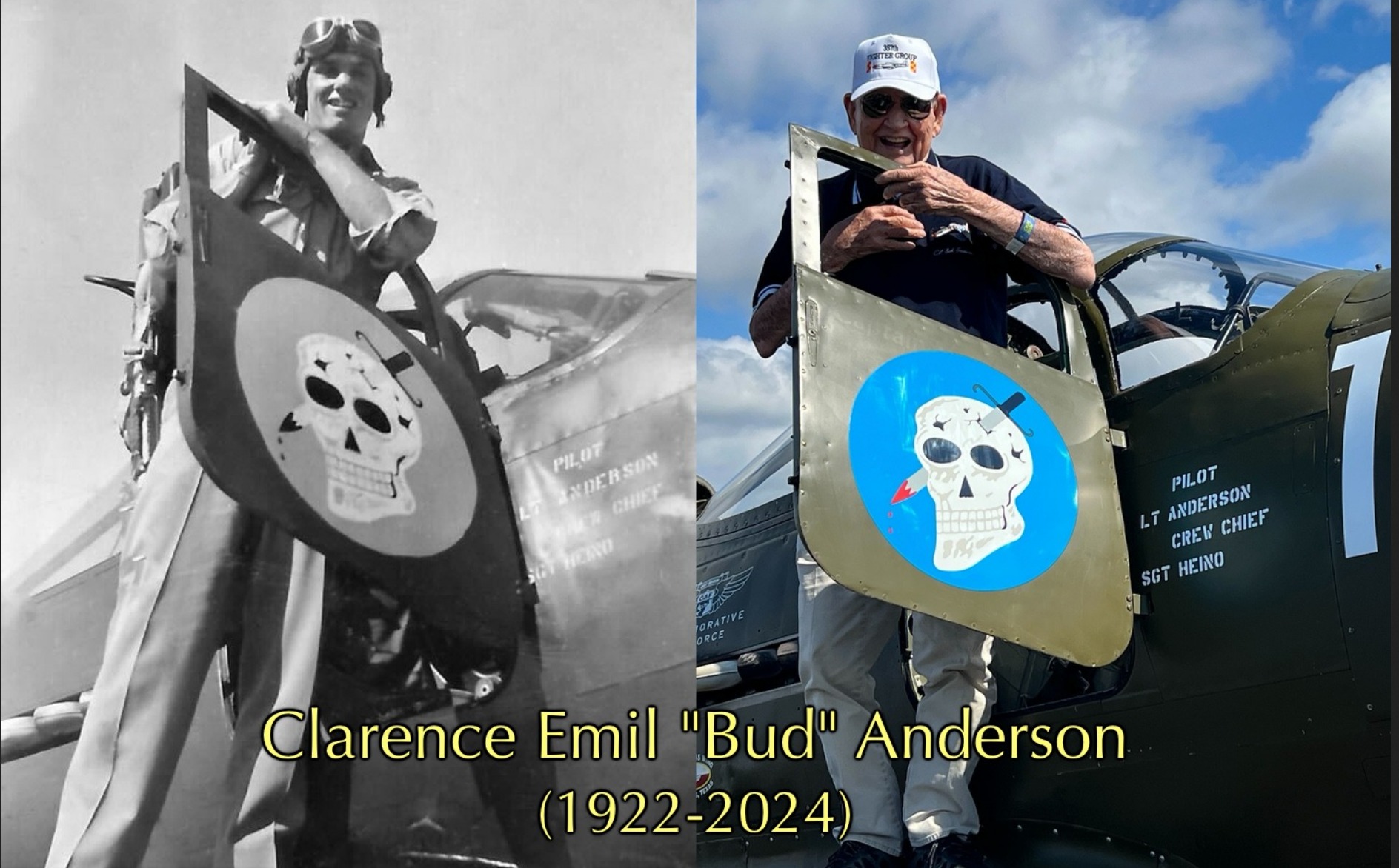 C.E. Bud Anderson added a new photo. - C.E. Bud Anderson