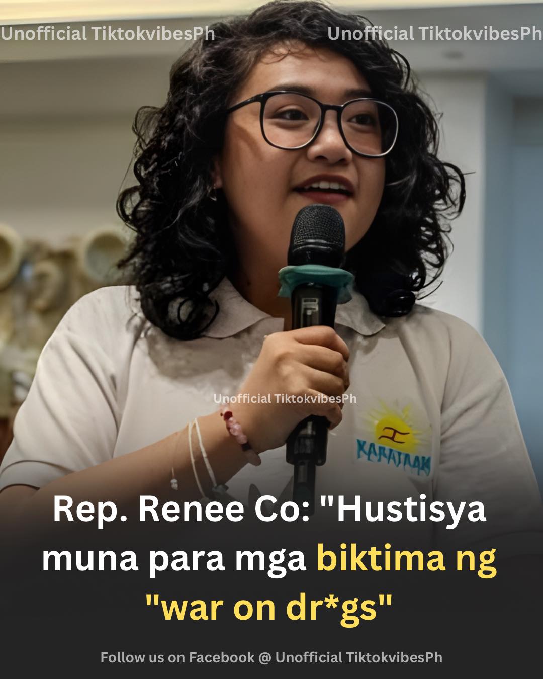 Rep. Renee Co: “War on... - Unofficial: TikTok Vibes Ph | Facebook