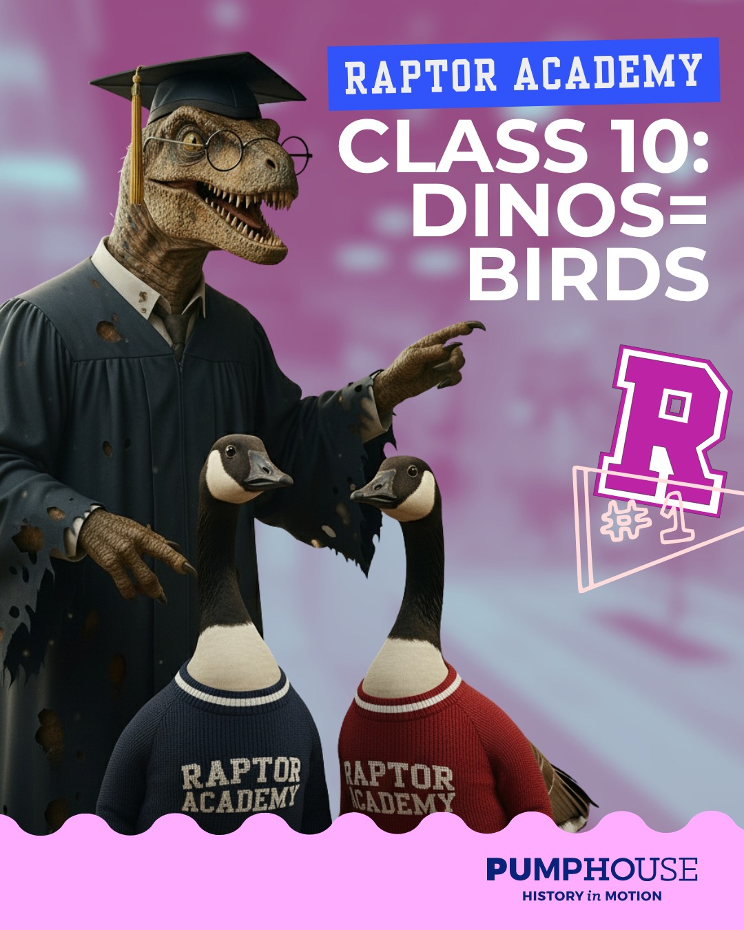 PumpHouse - 🦖🐦 Raptor Academy Lesson 10: What Exactly Is a Bird ...