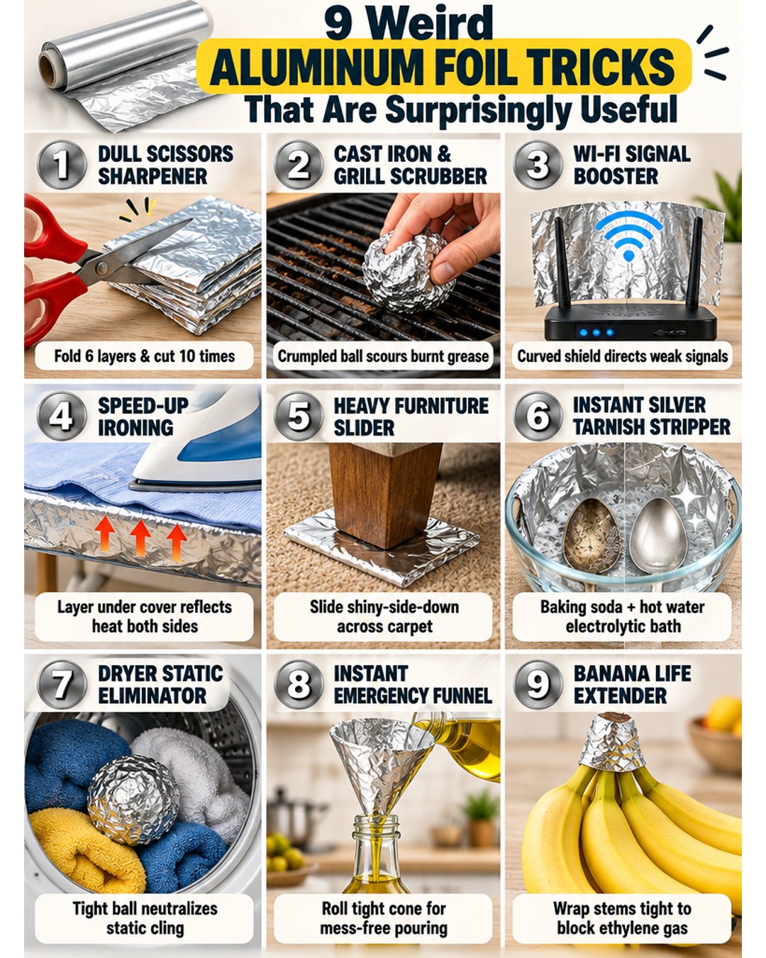 9 weird aluminum foil tricks that are surprisingly useful That